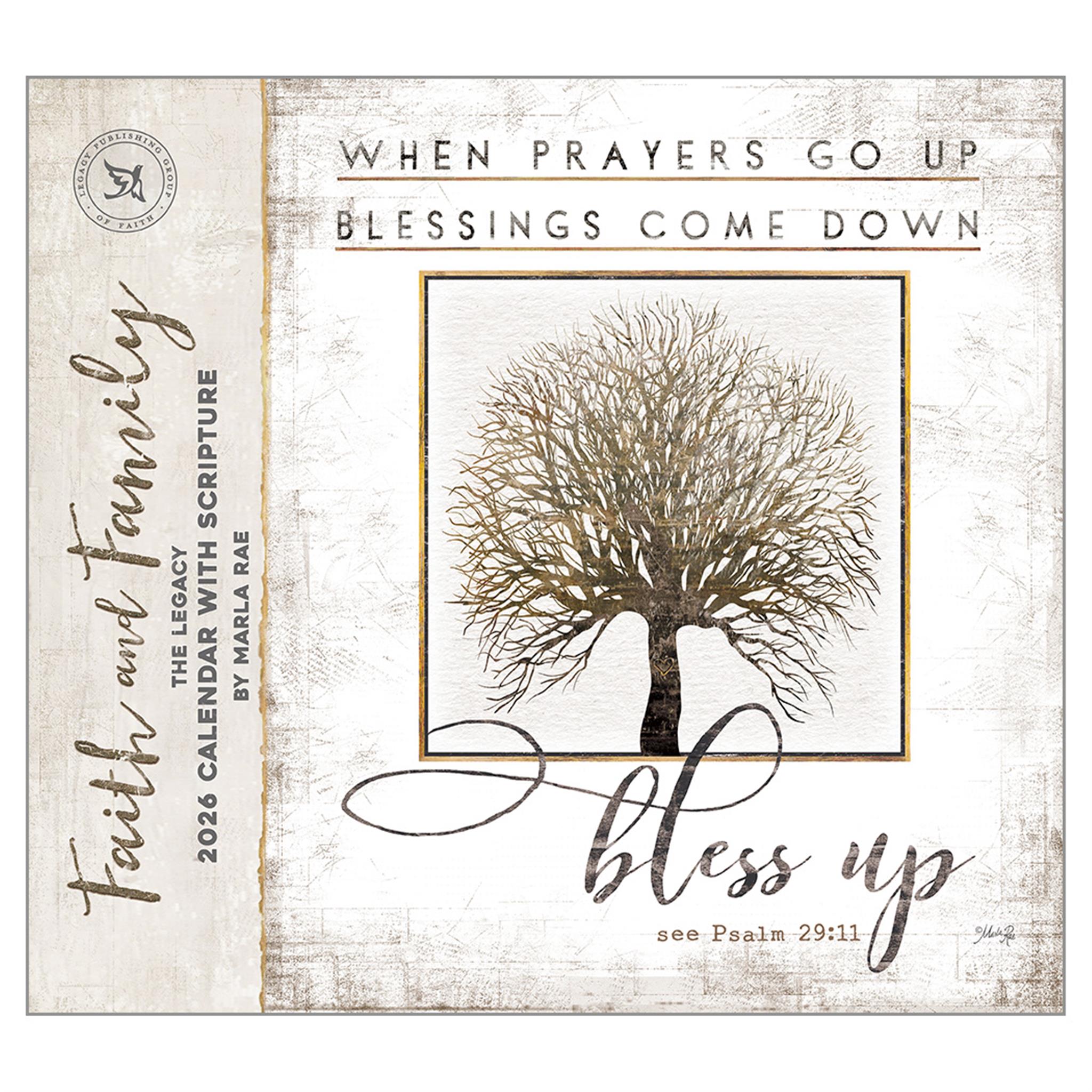 Faith And Family 2026 Deluxe Wall Calendar - Online Only