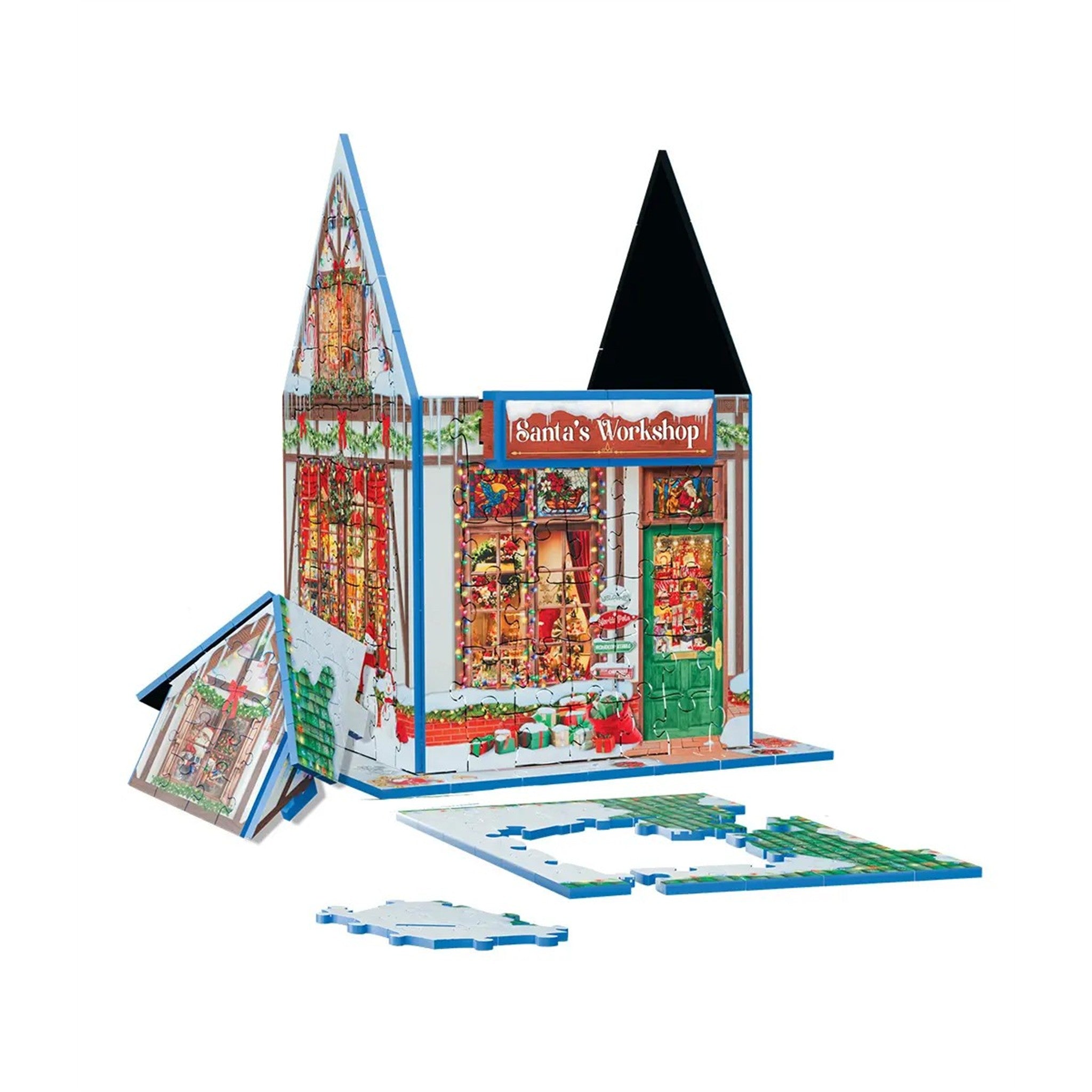 Santa's Workshop 3D Puzzle 323 Pieces