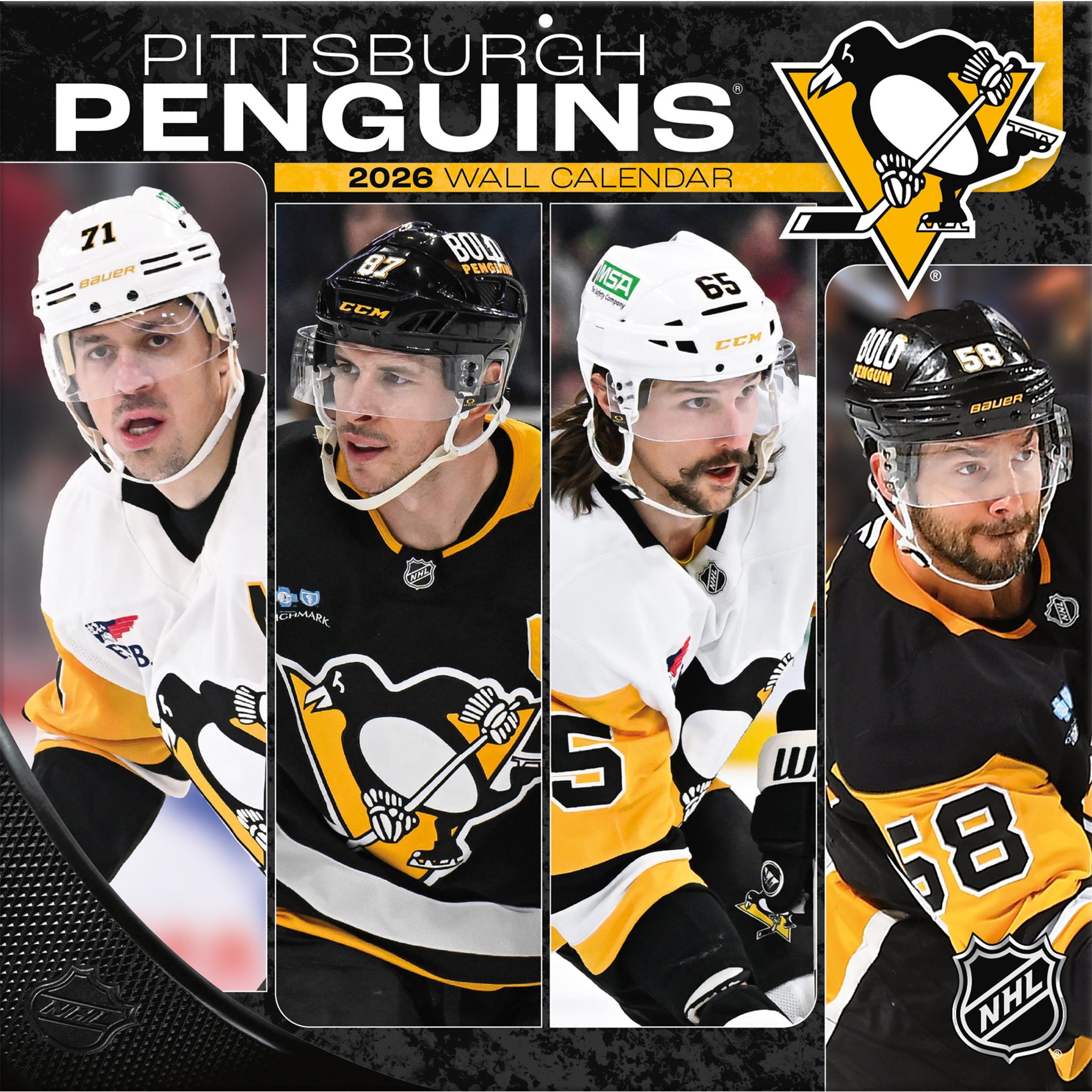NHL Pittsburgh Penguins 2026 Wall Calendar