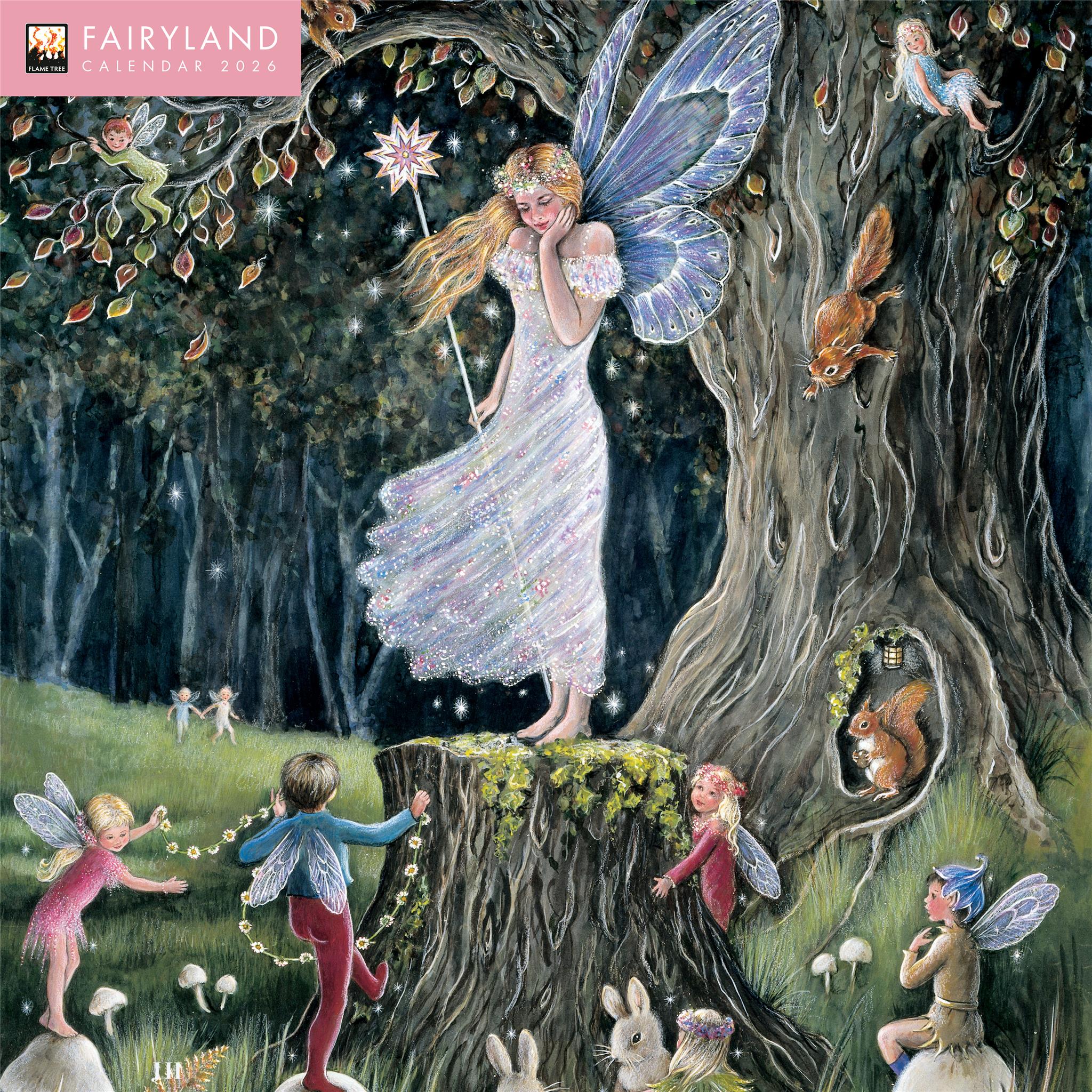 Fairyland By Jean & Ron Henry 2026 Wall Calendar