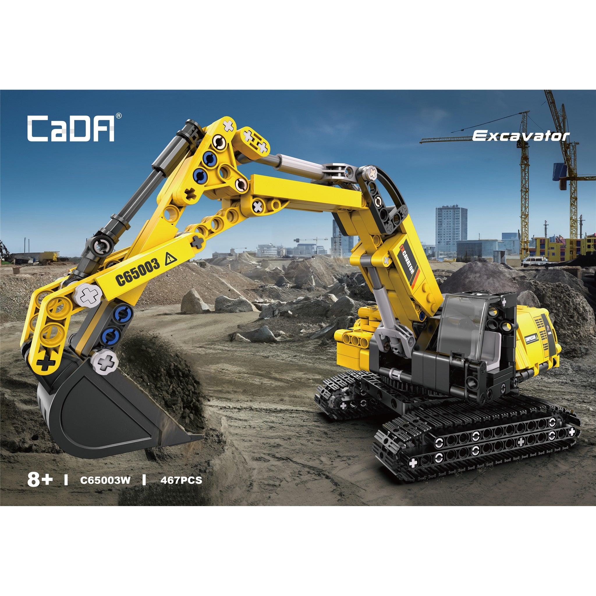 Excavator 467 Pieces