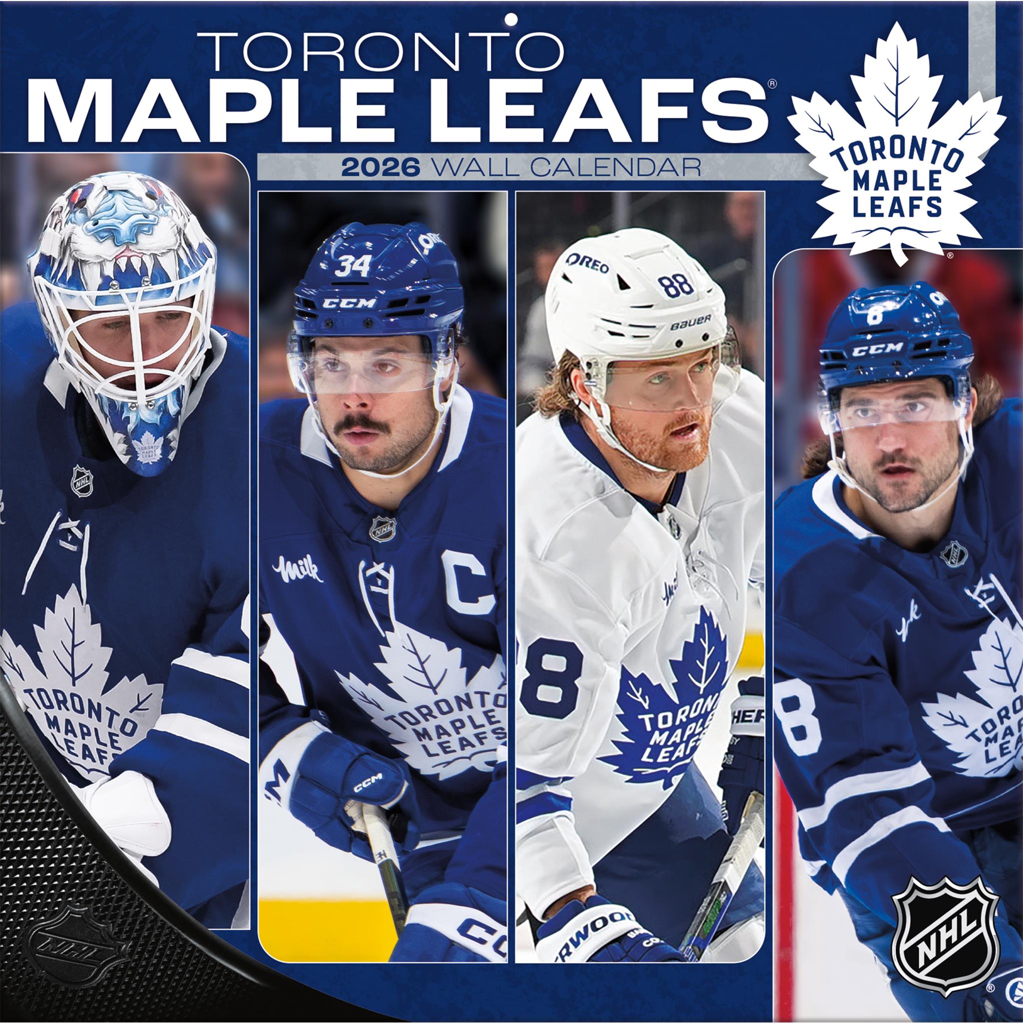NHL Toronto Maple Leafs 2026 Wall Calendar