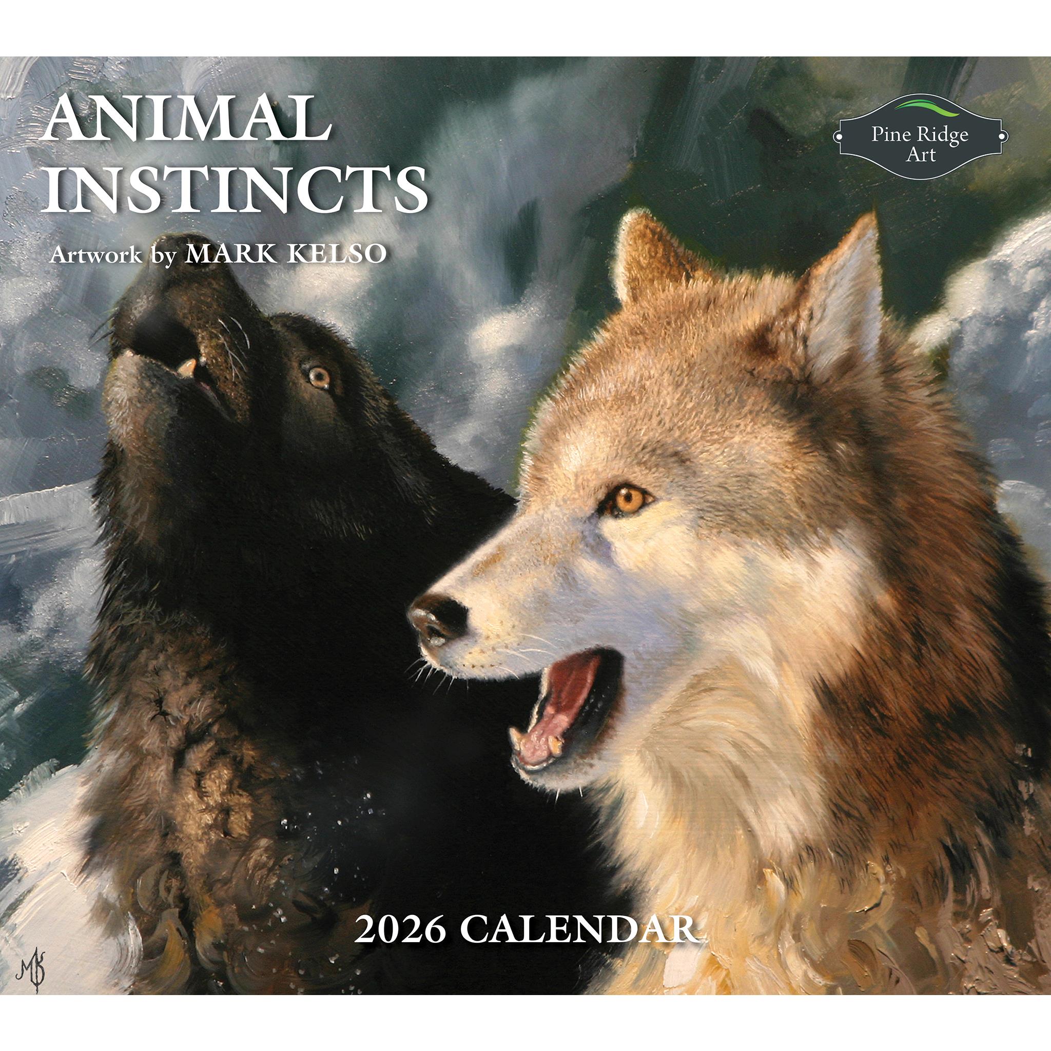 Animal Instincts 2026 Wall Calendar - Online Only