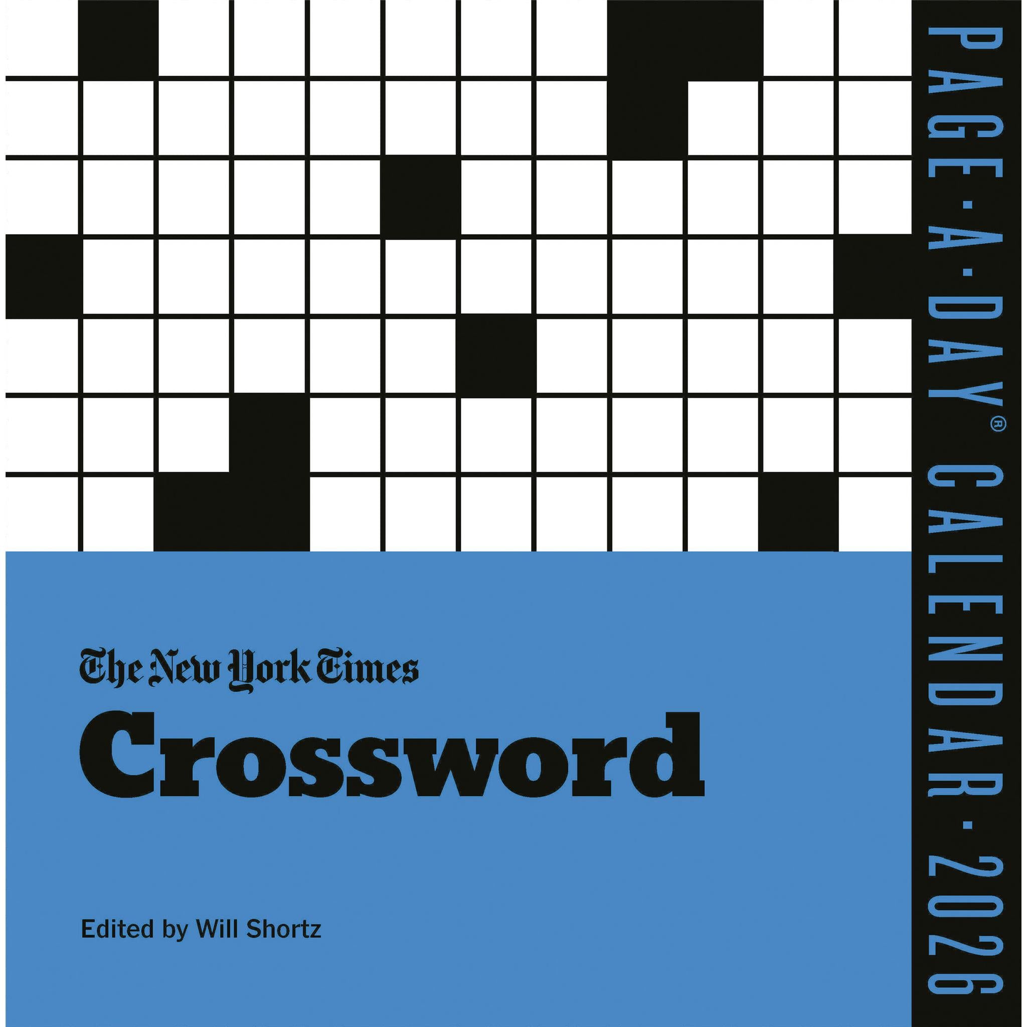 New York Times Daily Crossword 2026 Box Calendar
