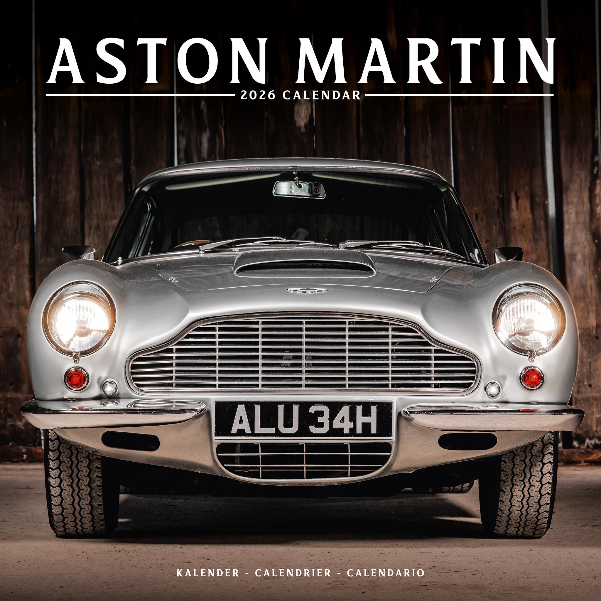 Aston Martin 2026 Wall Calendar - Online Only