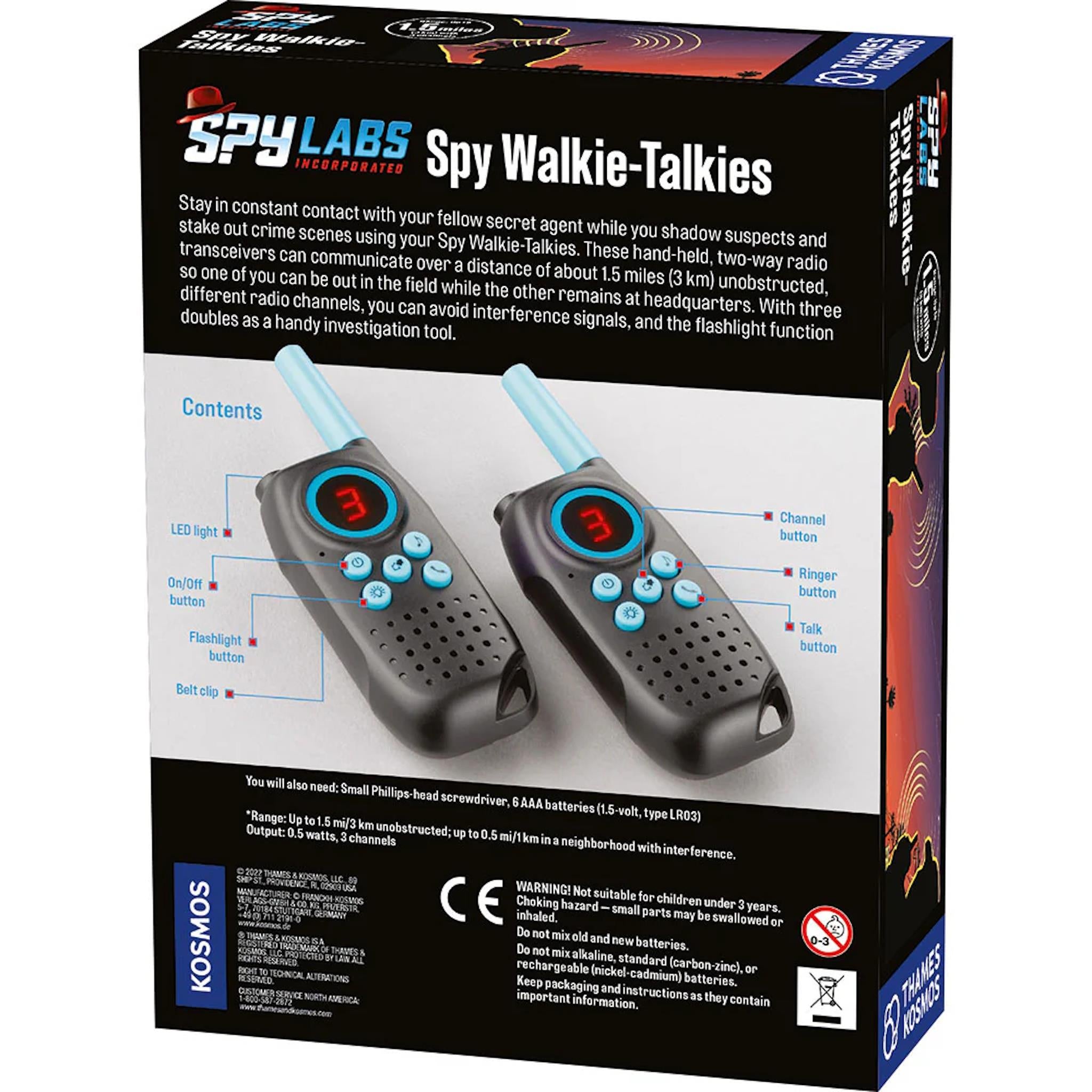 Spy Labs Walkie-Talkies - Calendar Club Canada