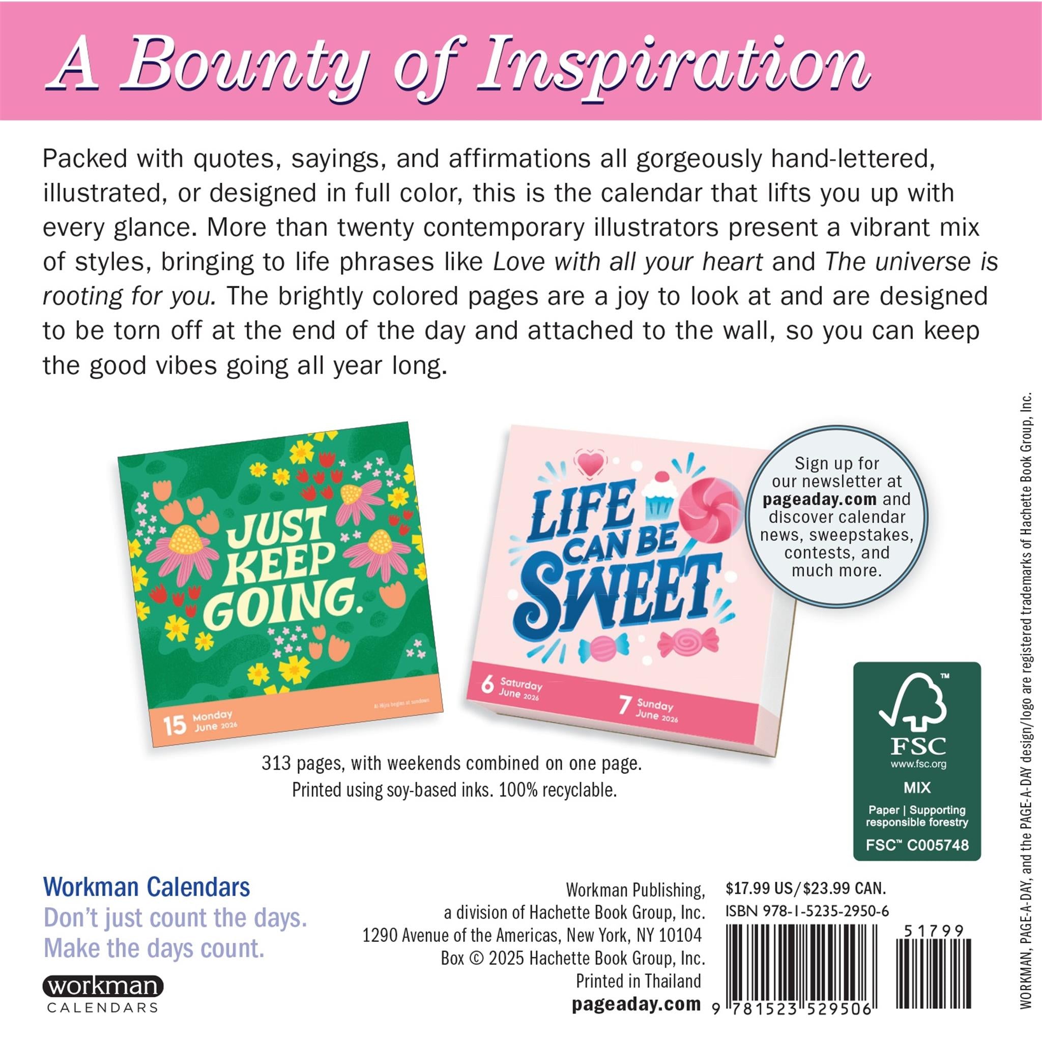 Today Is A Great Day 2026 Box Calendar