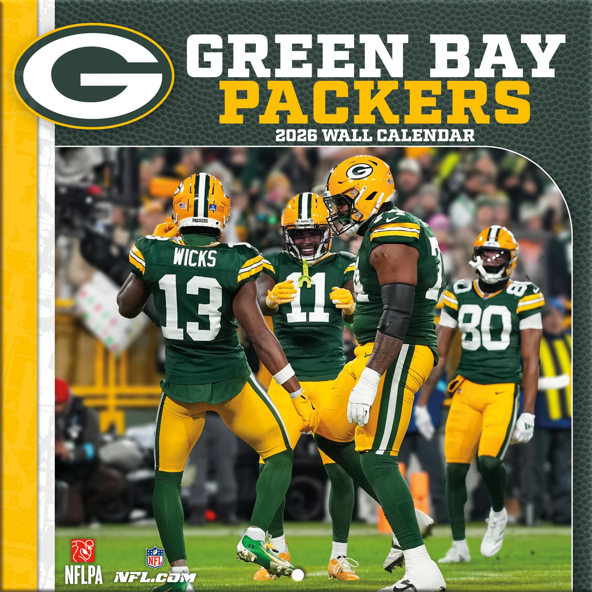 NFL Green Bay Packers 2026 Mini Calendar - Online Only