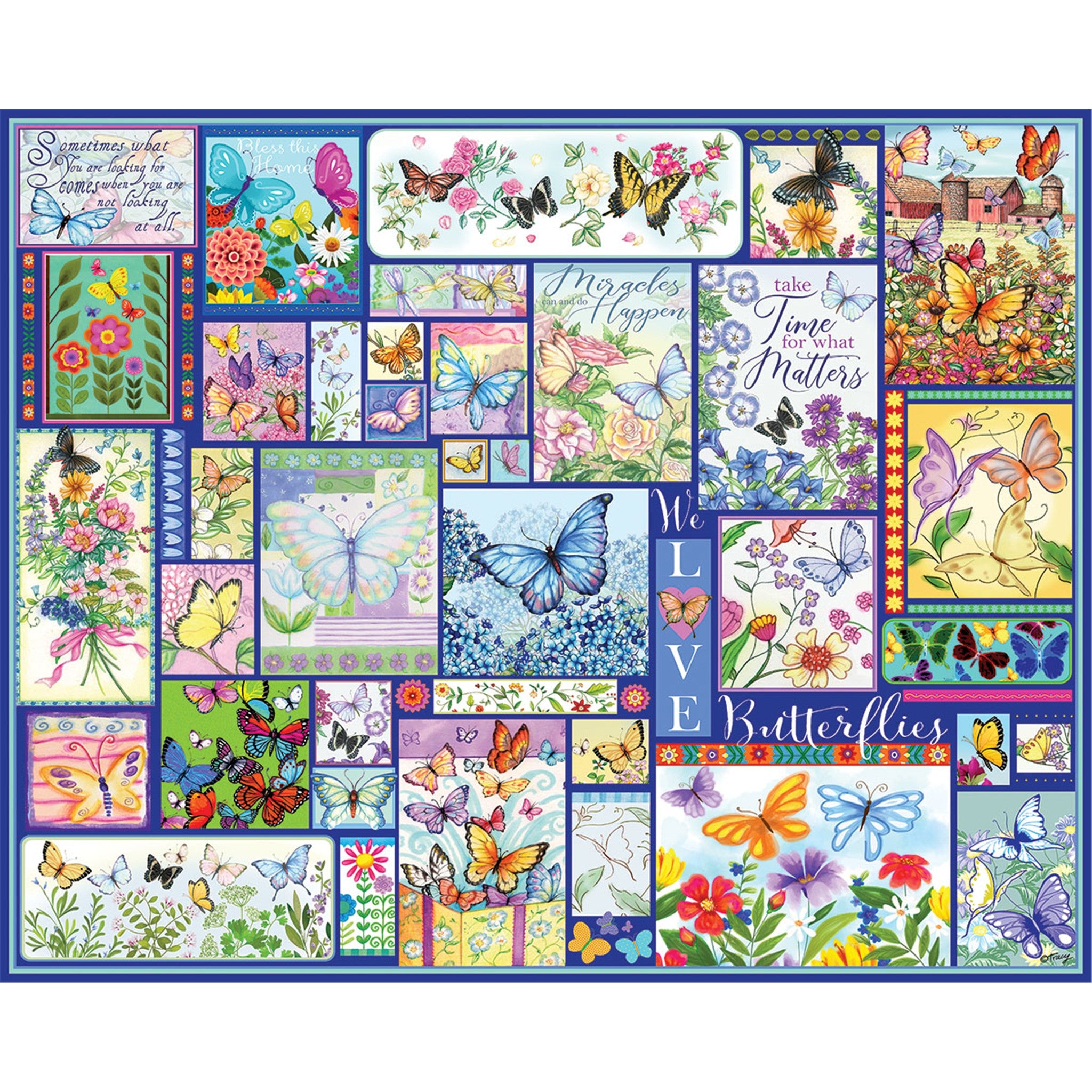 Butterflies 500 Piece Puzzle - Online Only