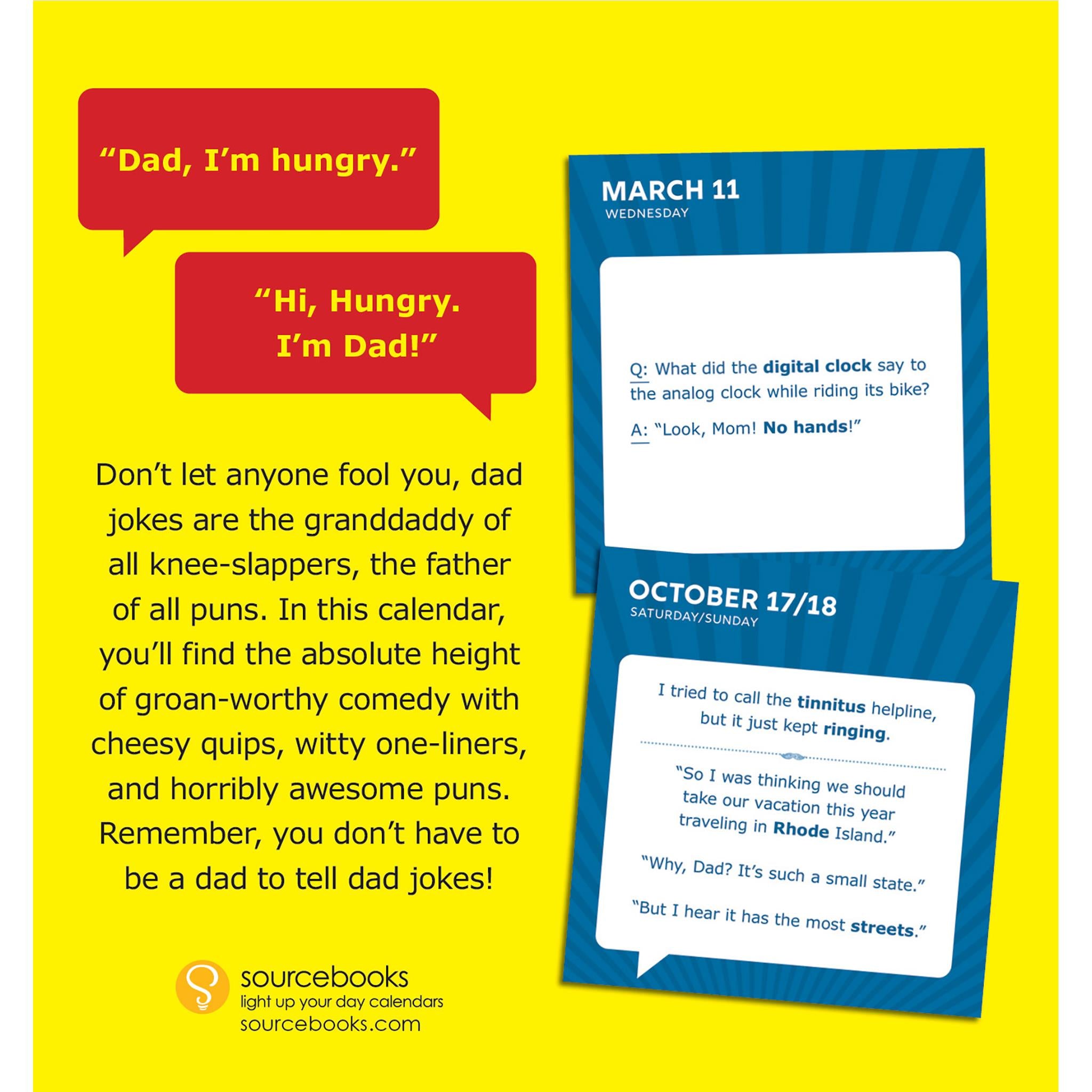 Dad Jokes 2026 Box Calendar