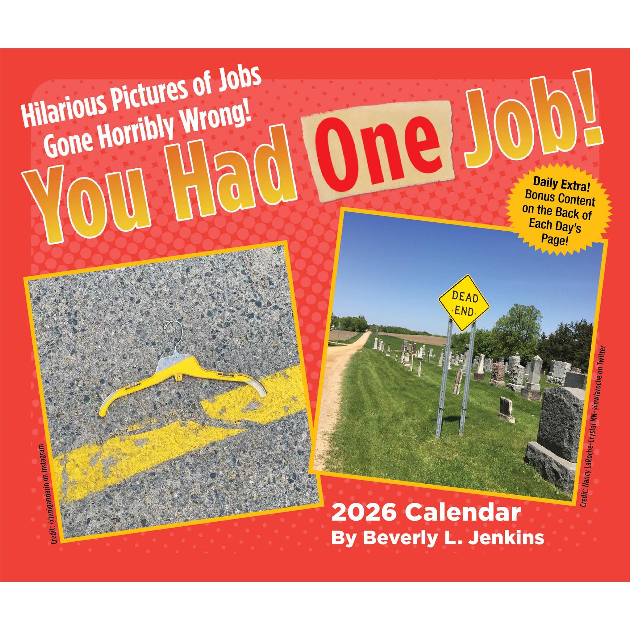 You Had One Job 2026 Box Calendar - Calendar Club Canada