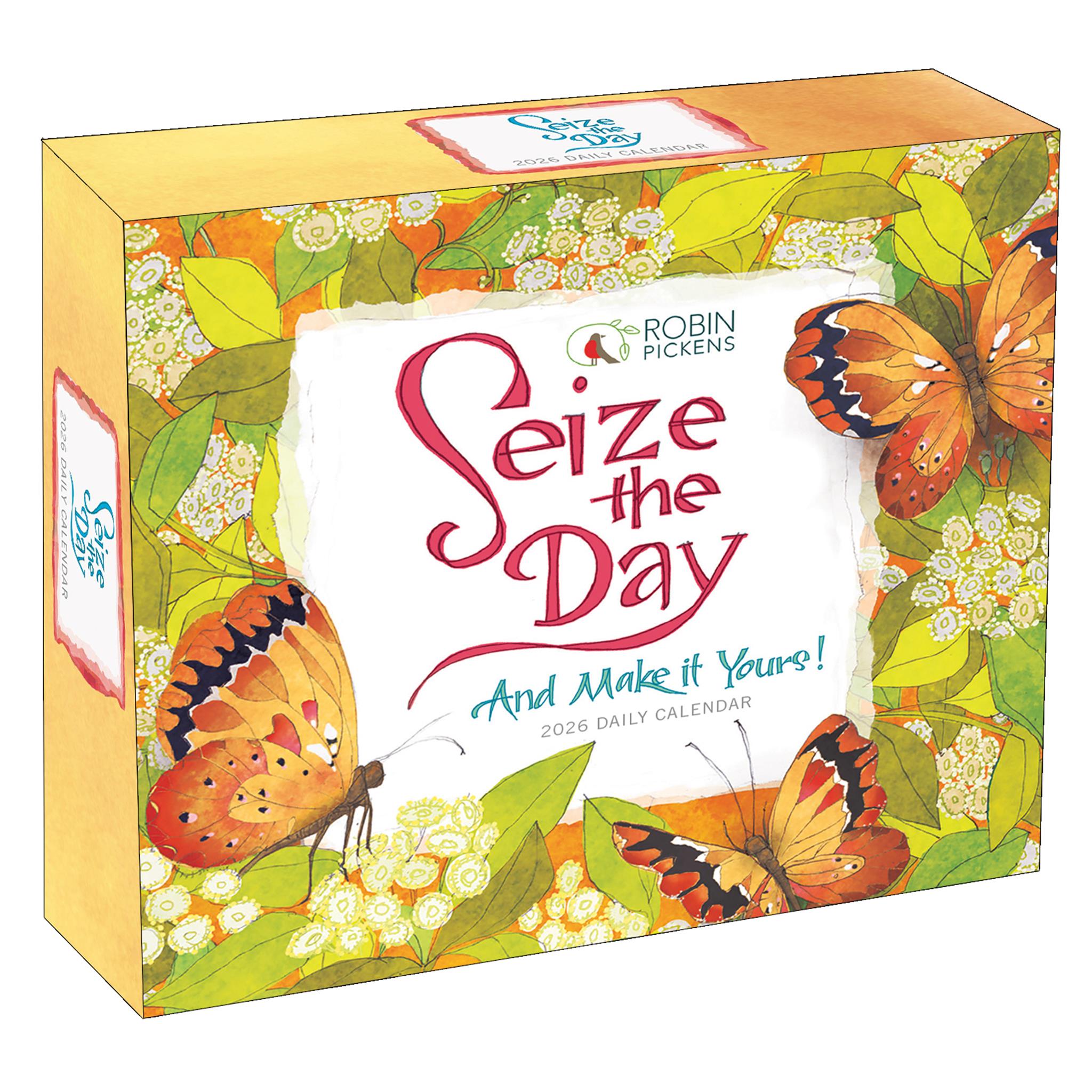 Seize The Day And Make It Yours 2026 Box Calendar