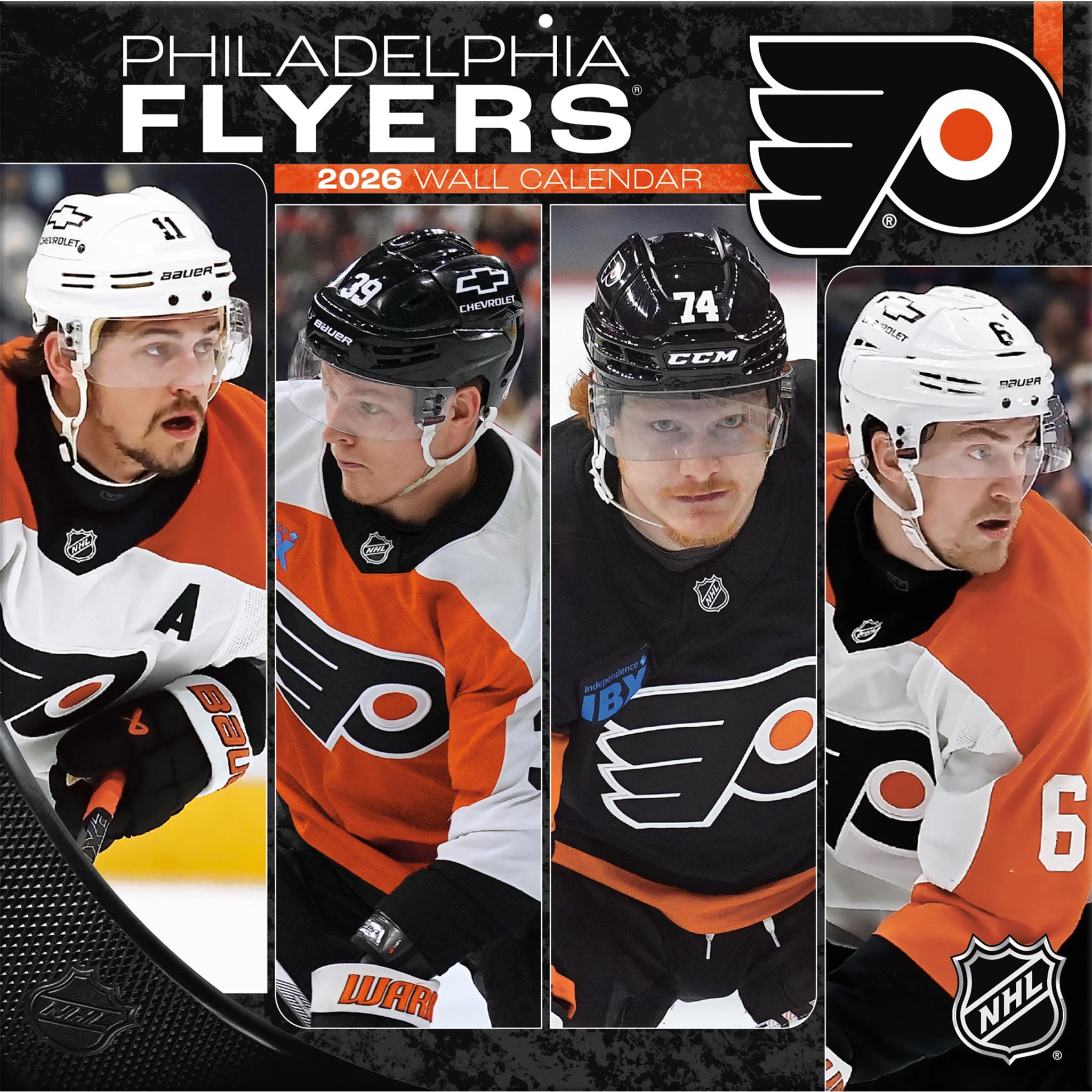 NHL Philadelphia Flyers 2026 Wall Calendar