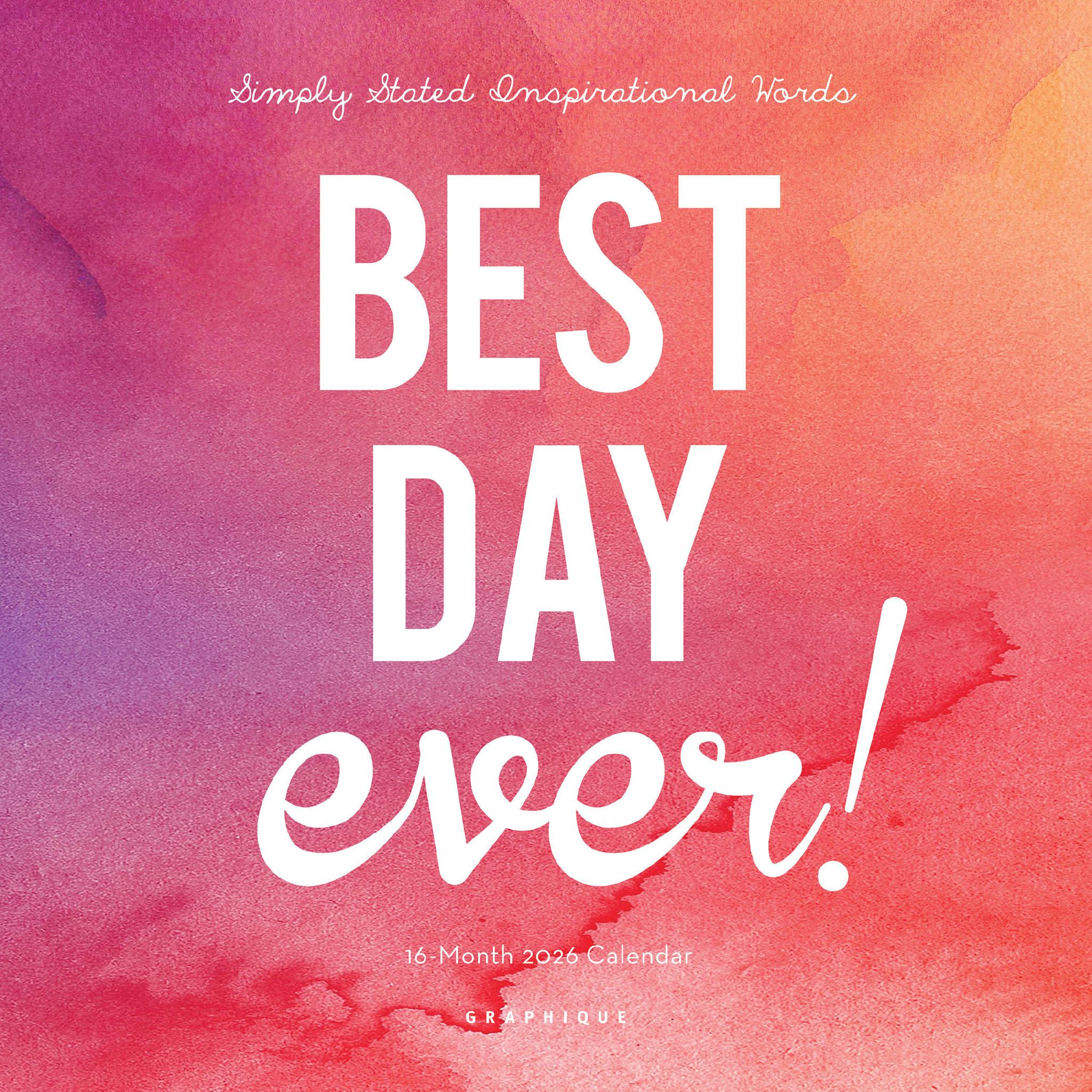 Best Day Ever 2026 Mini Calendar