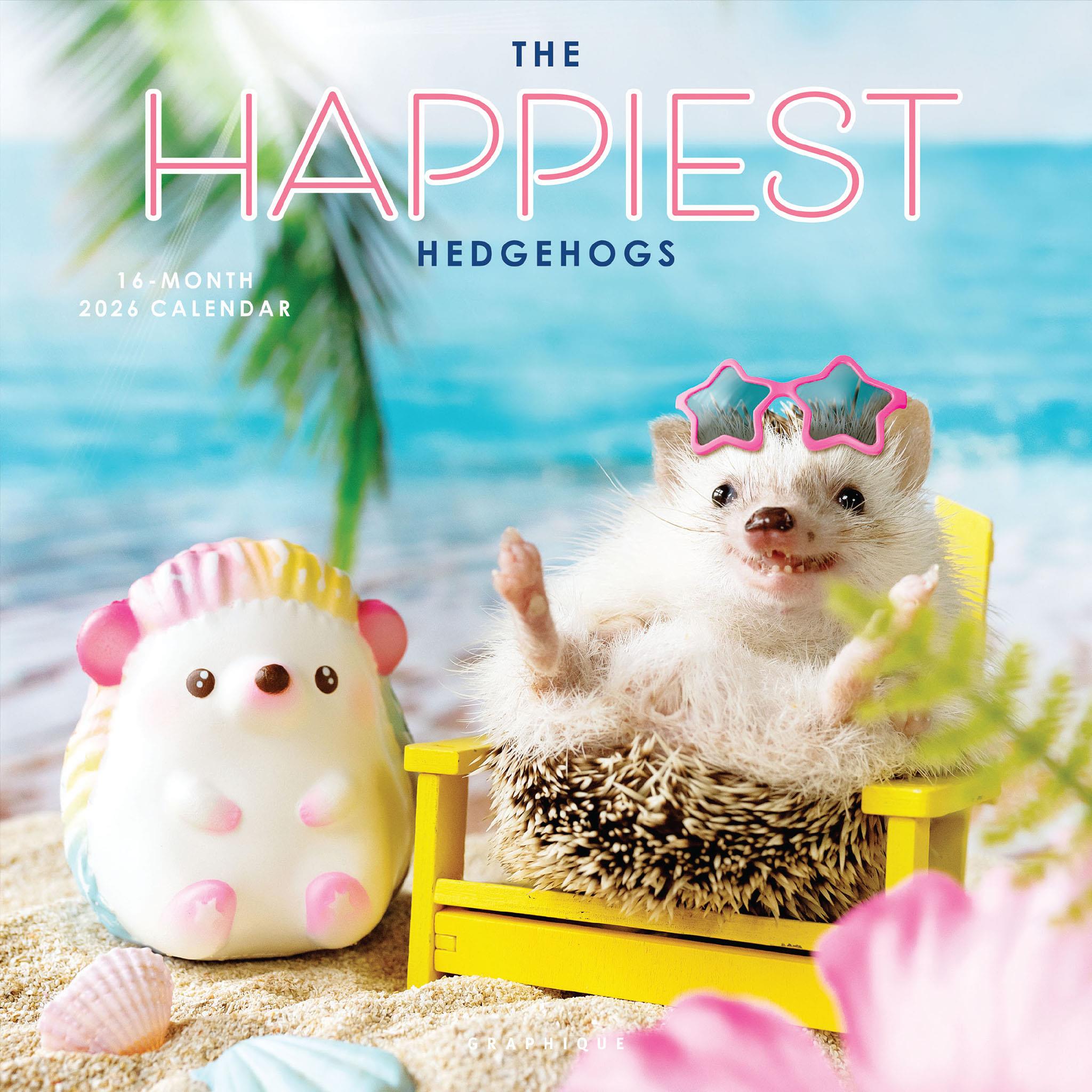 Happiest Hedgehogs 2026 Wall Calendar - Online Only
