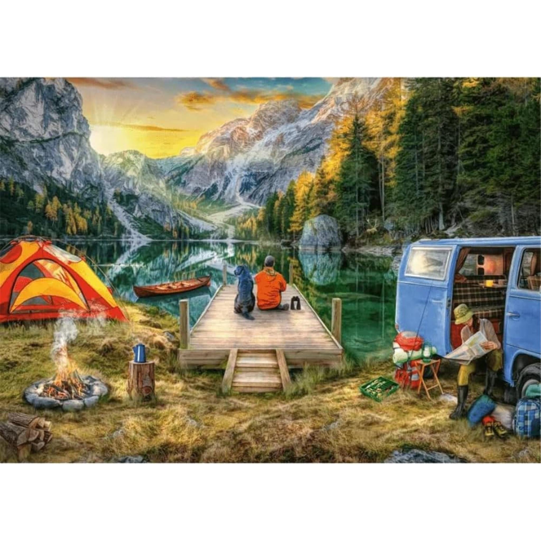 Calm Campsite 1000 Piece Puzzle Ravensburger - Calendar Club Canada