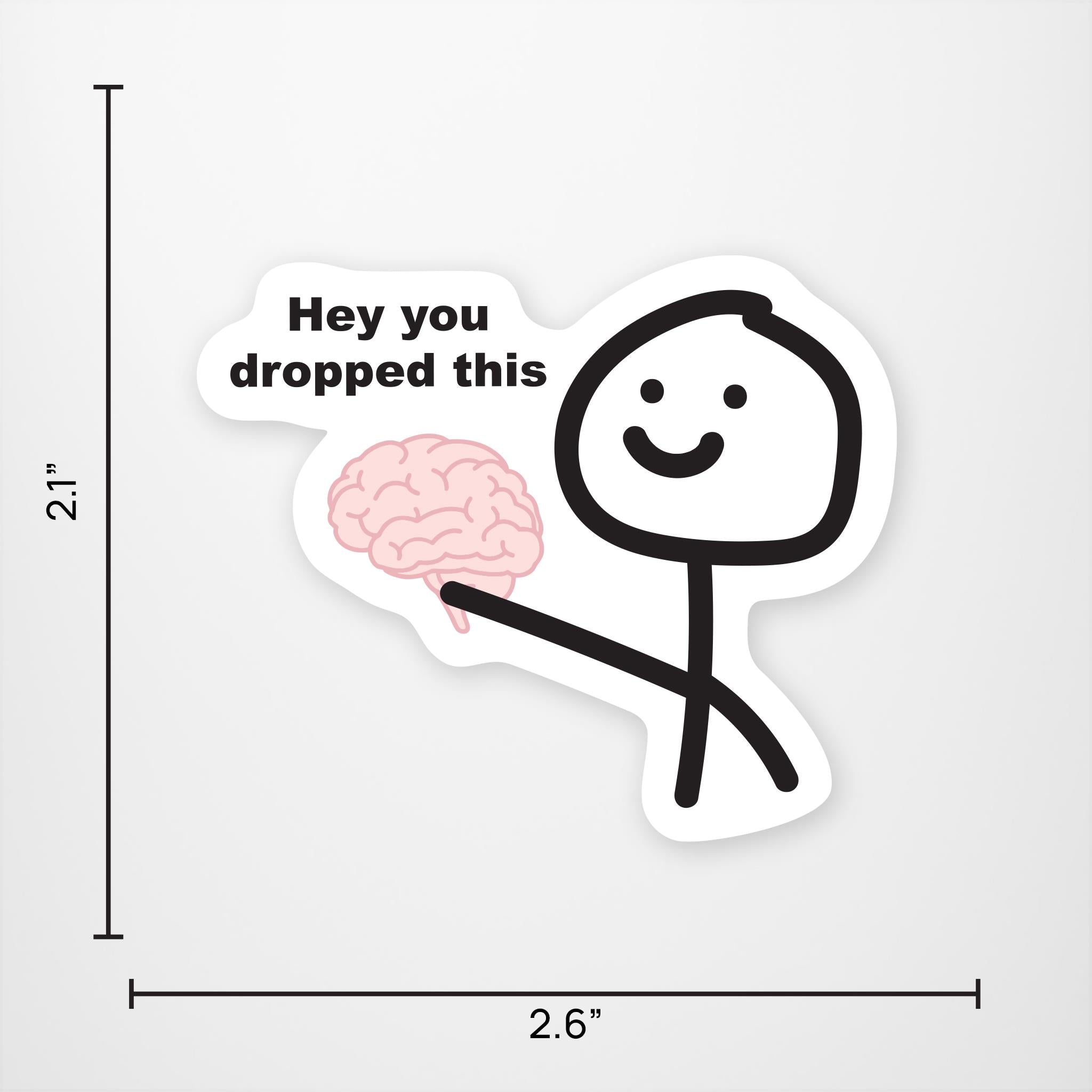 HEY! You Dropped This Vinyl Sticker