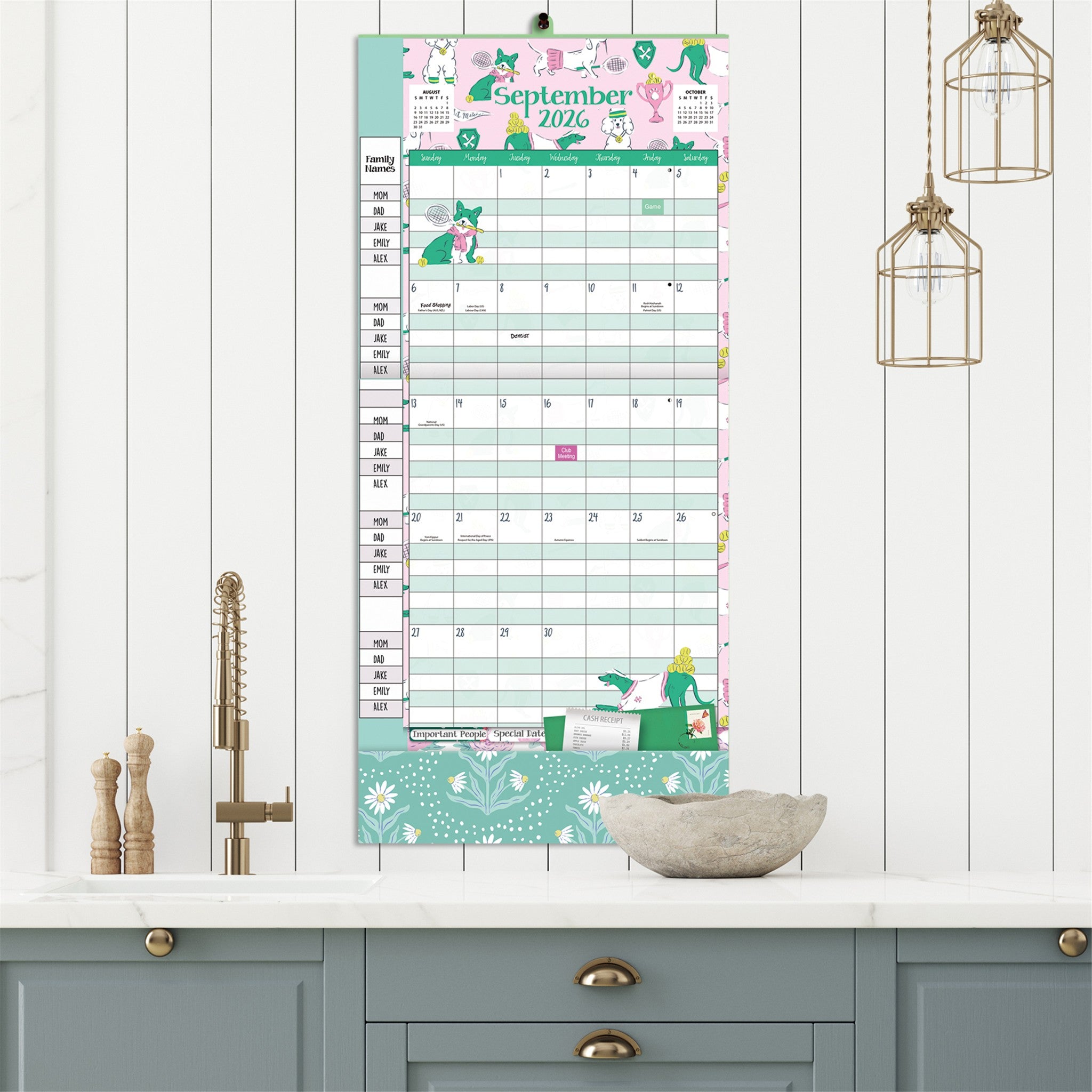 Pawsom Pets Plan It Plus 2027 Wall Calendar - Online Only