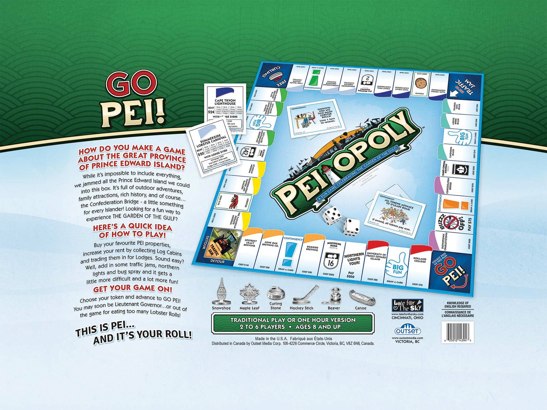 Prince Edward Island-Opoly - Calendar Club Canada