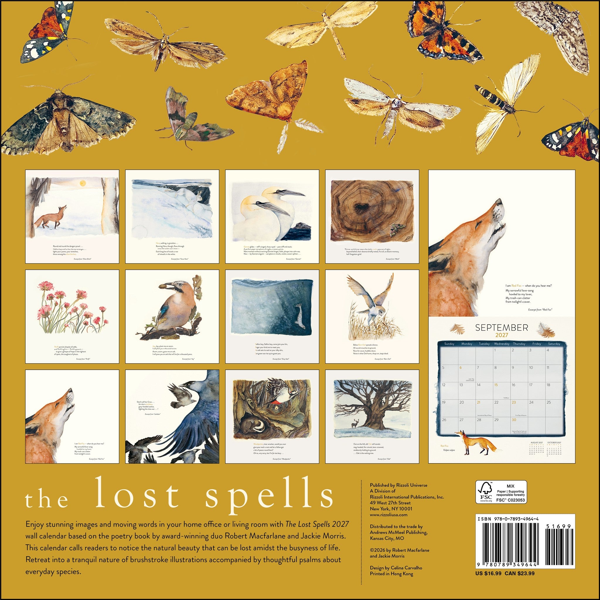 Lost Spells 2027 Wall Calendar - Online Only