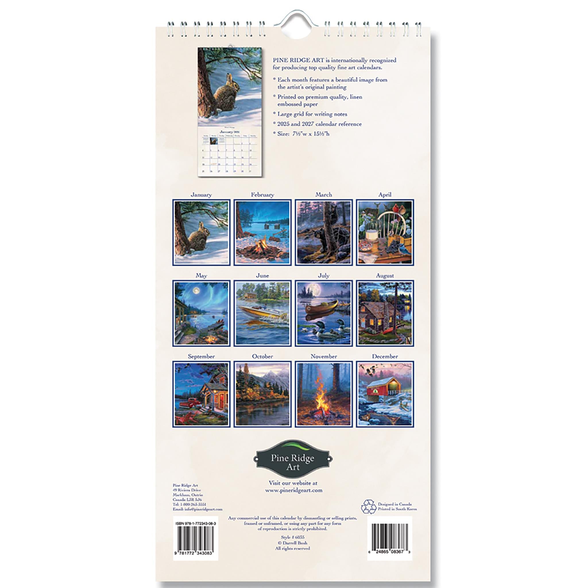 Great Outdoors 2026 Slim Calendar - Online Only