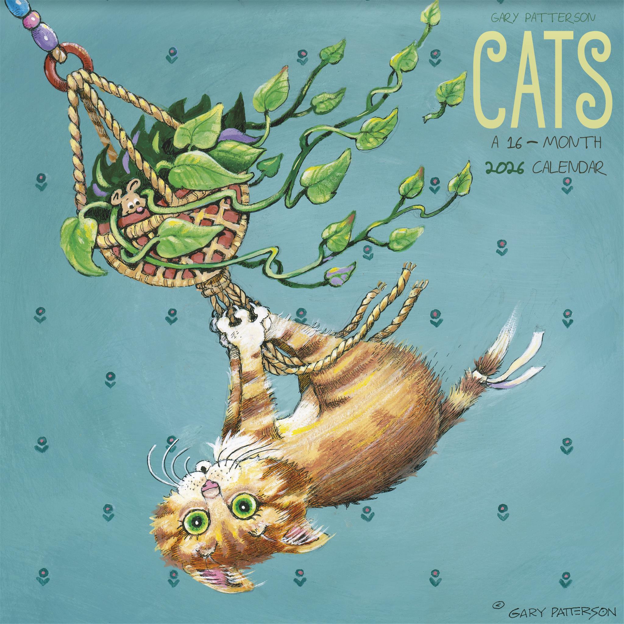 Gary Patterson Cats 2026 Mini Calendar - Calendar Club Canada
