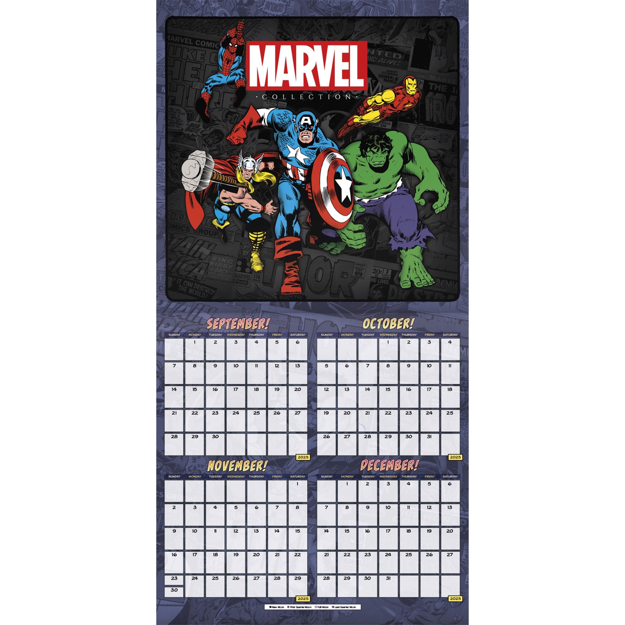 Marvel Comics 2026 Wall Calendar