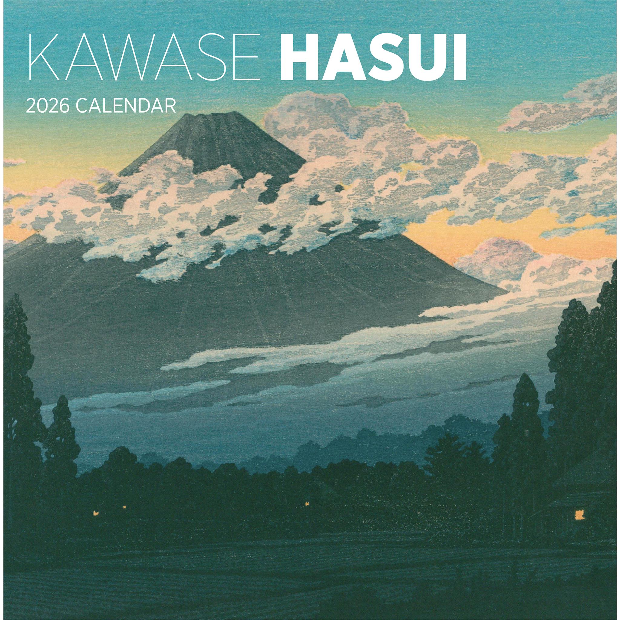 Kawase Hasui 2026 Wall Calendar