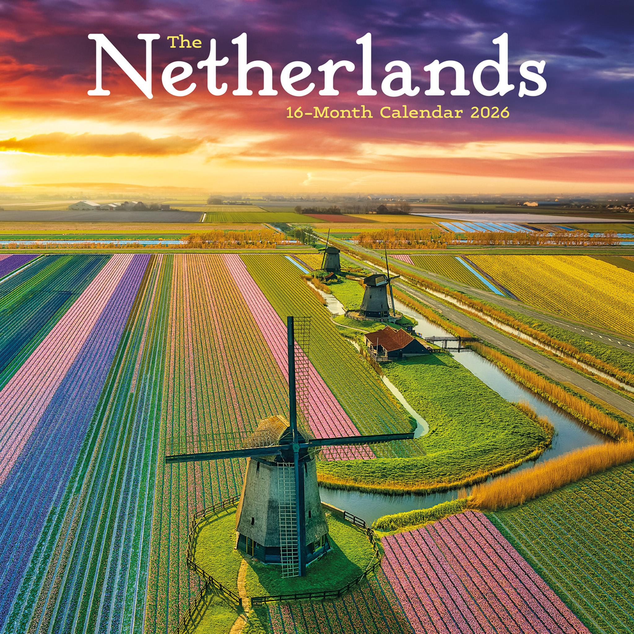 Netherlands 2026 Wall Calendar