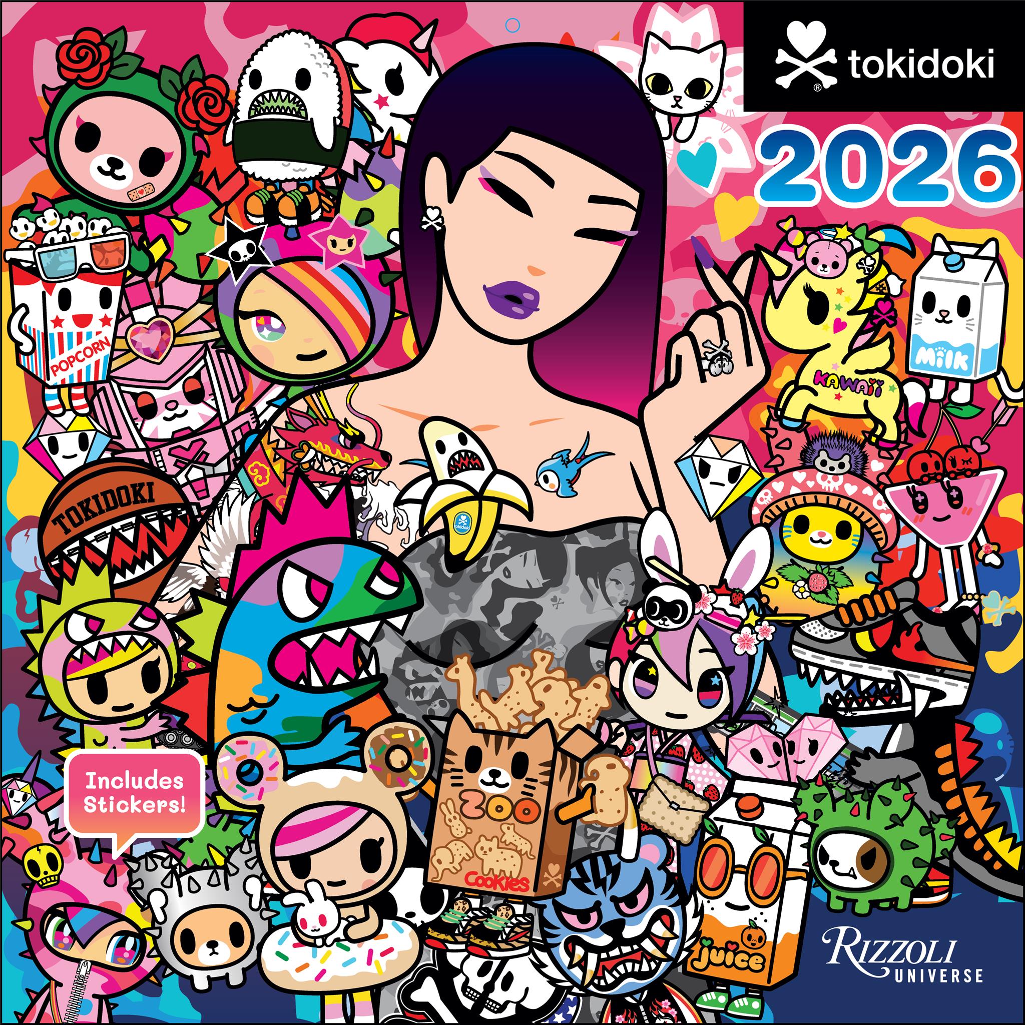 Tokidoki Wall 2026 Calendar