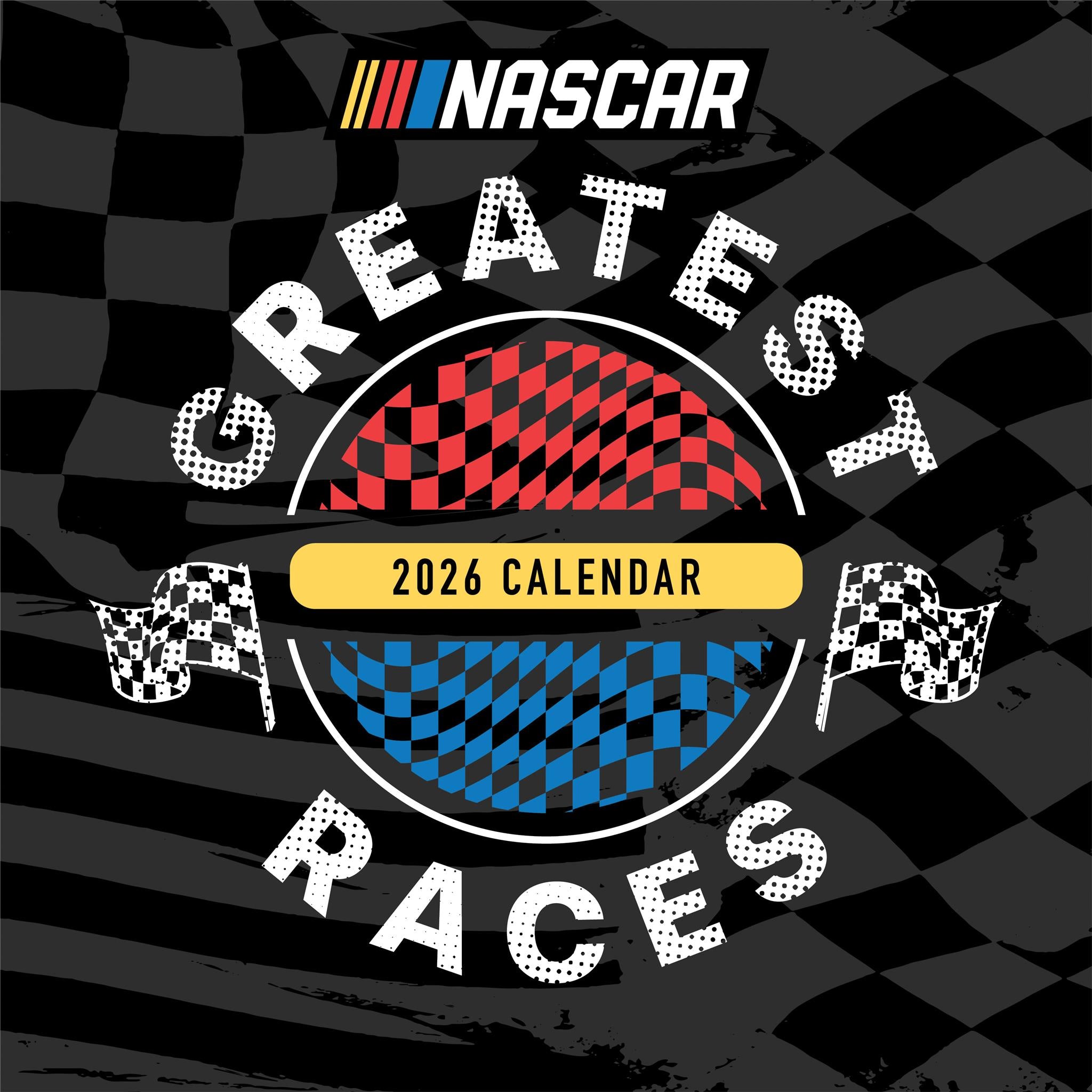 Nascar Great Races 2026 Wall Calendar