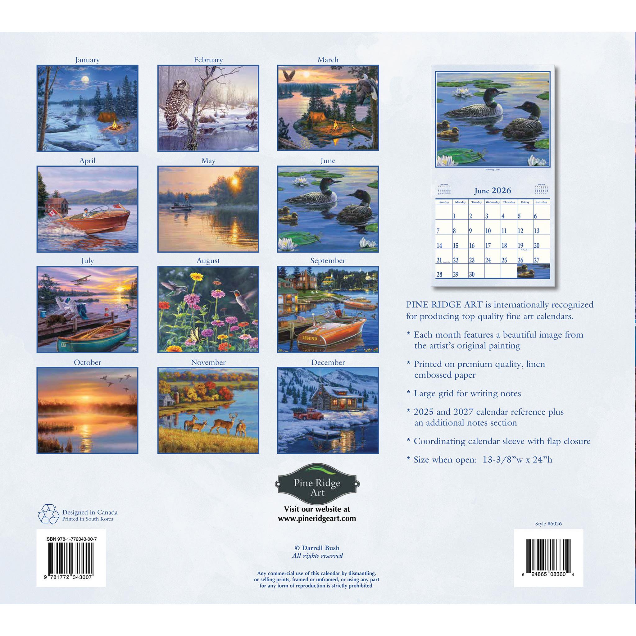 Great Outdoors 2026 Wall Calendar - Online Only