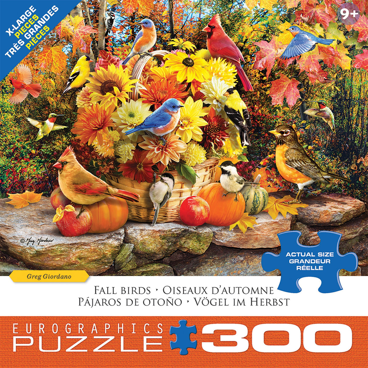 Fall Birds 300 Piece Puzzle