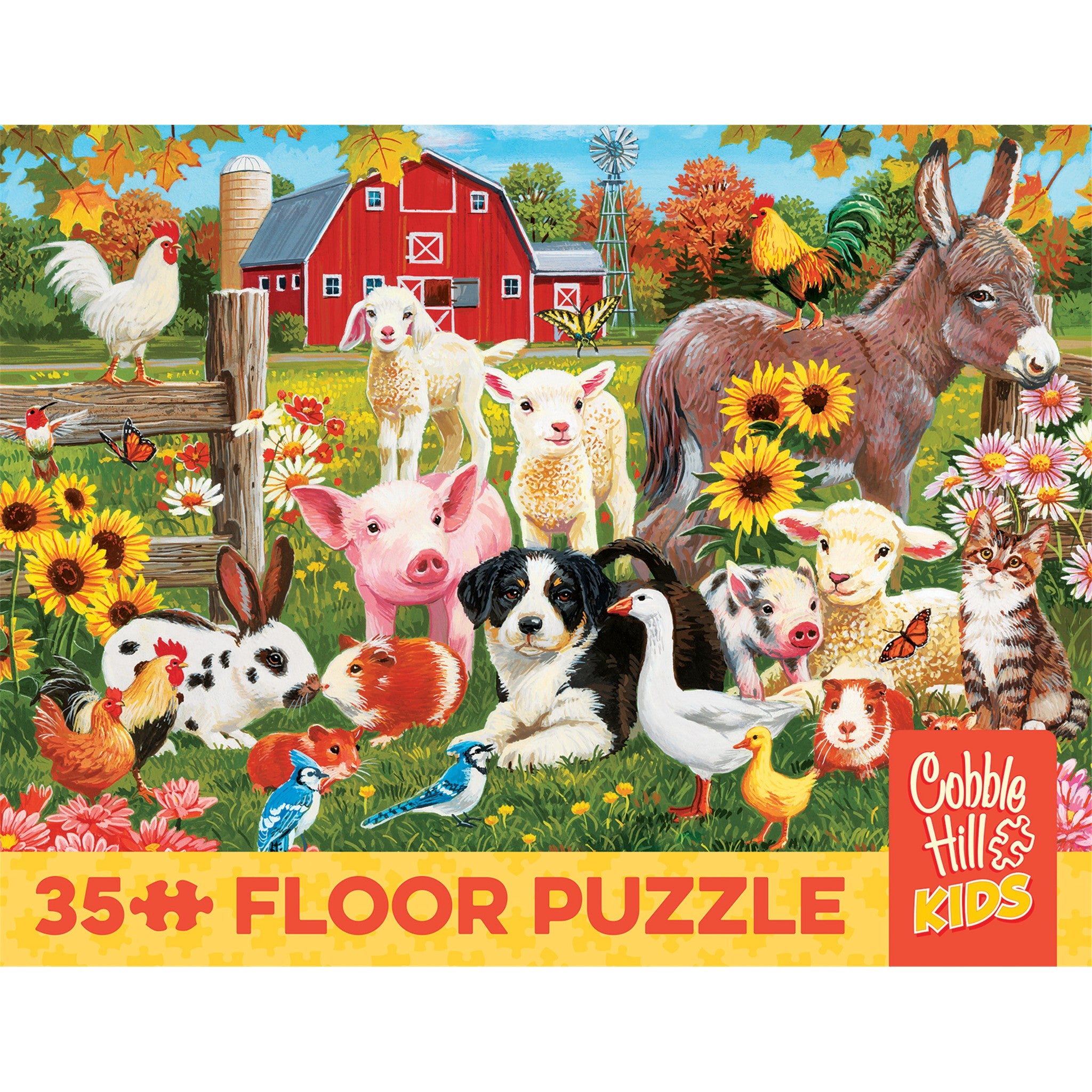 Farmyard Greetings 35 Piece Floor Puzzle