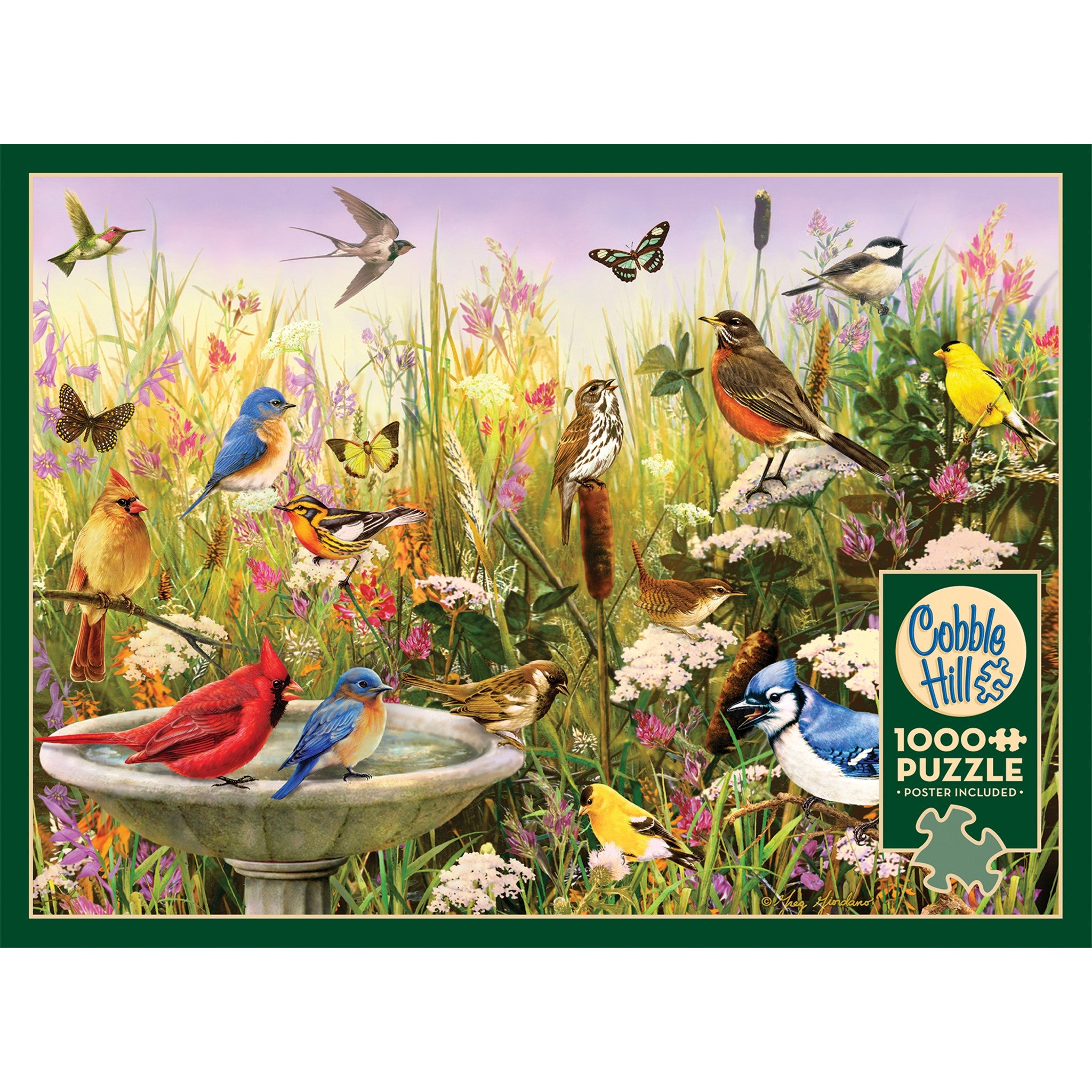 Feathered Friends 1000 Piece Puzzle