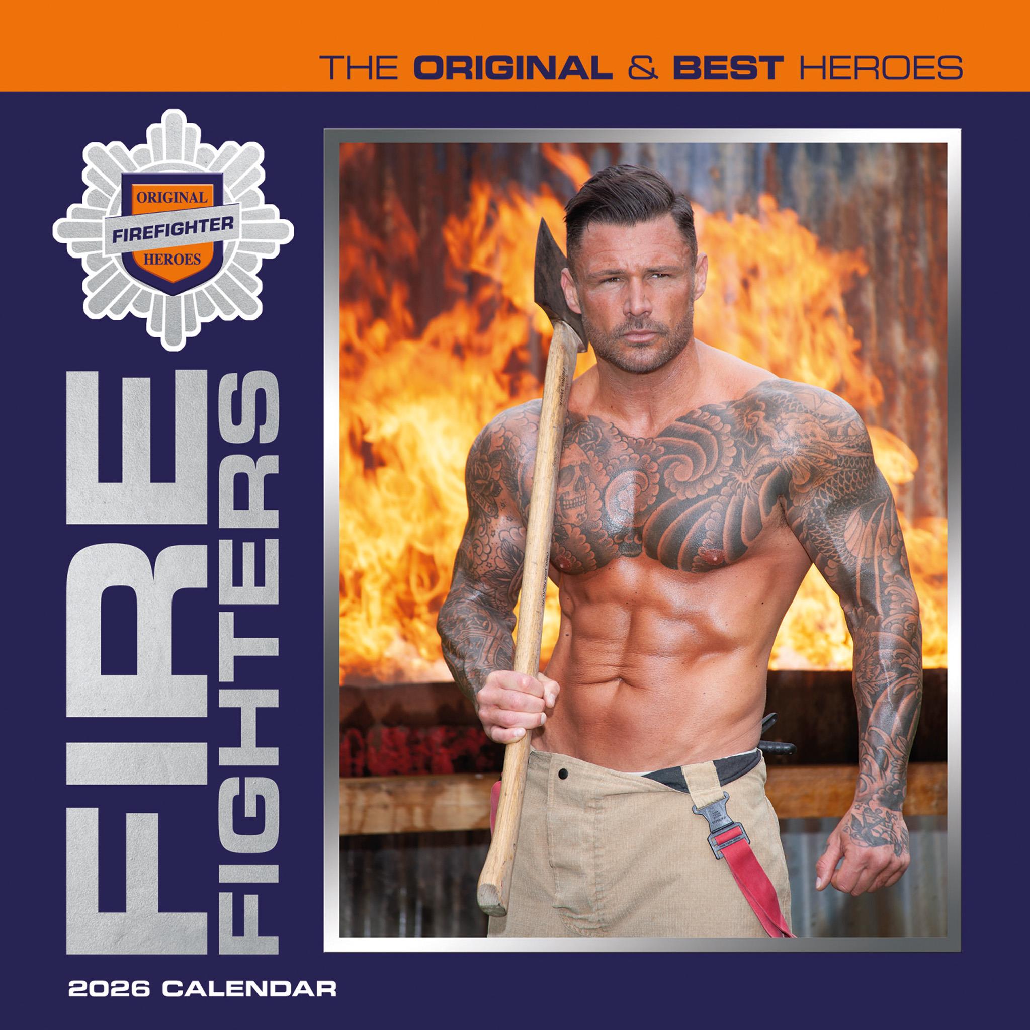Firefighters 2026 Wall Calendar