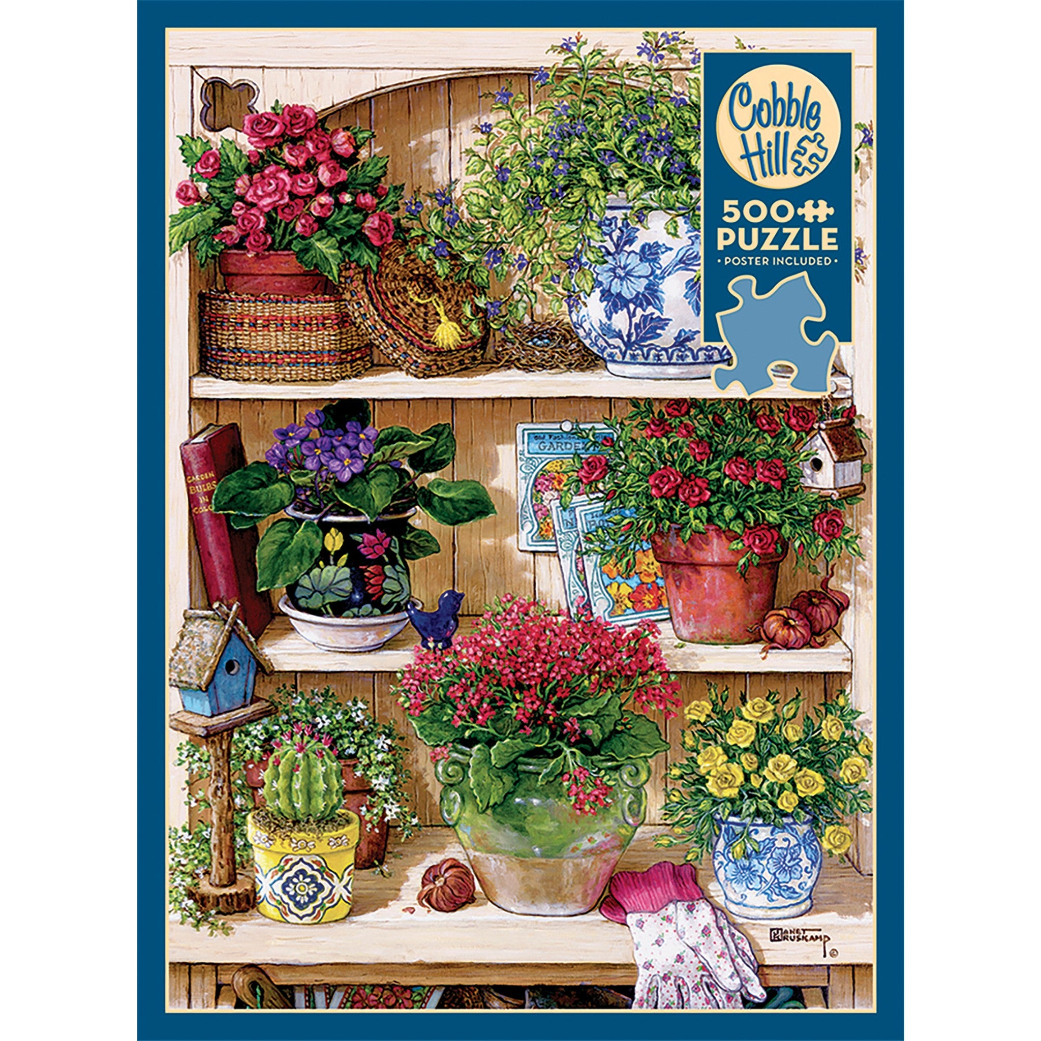 Flower Cupboard 500 Piece Puzzle