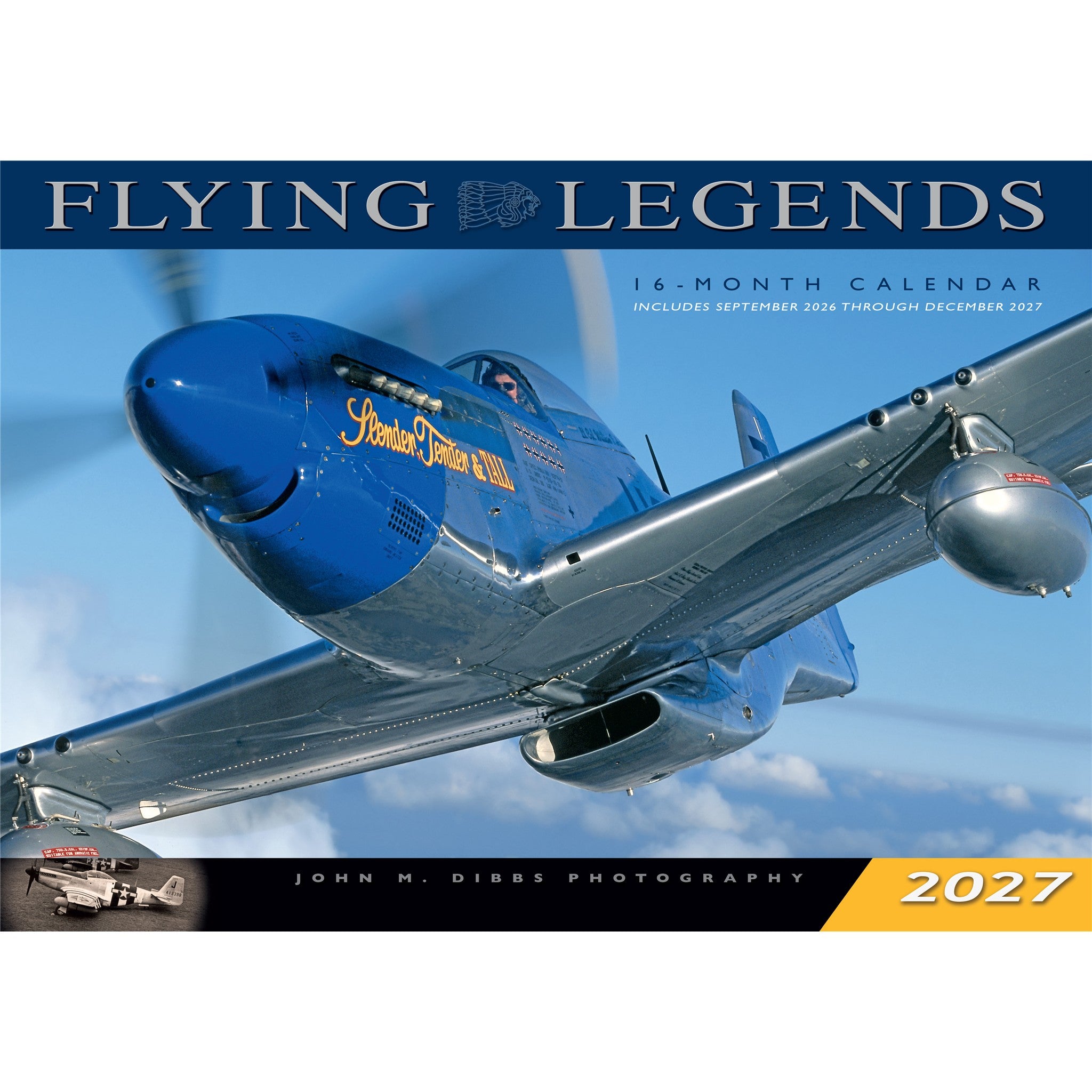 Flying Legends 2027 Wall Calendar