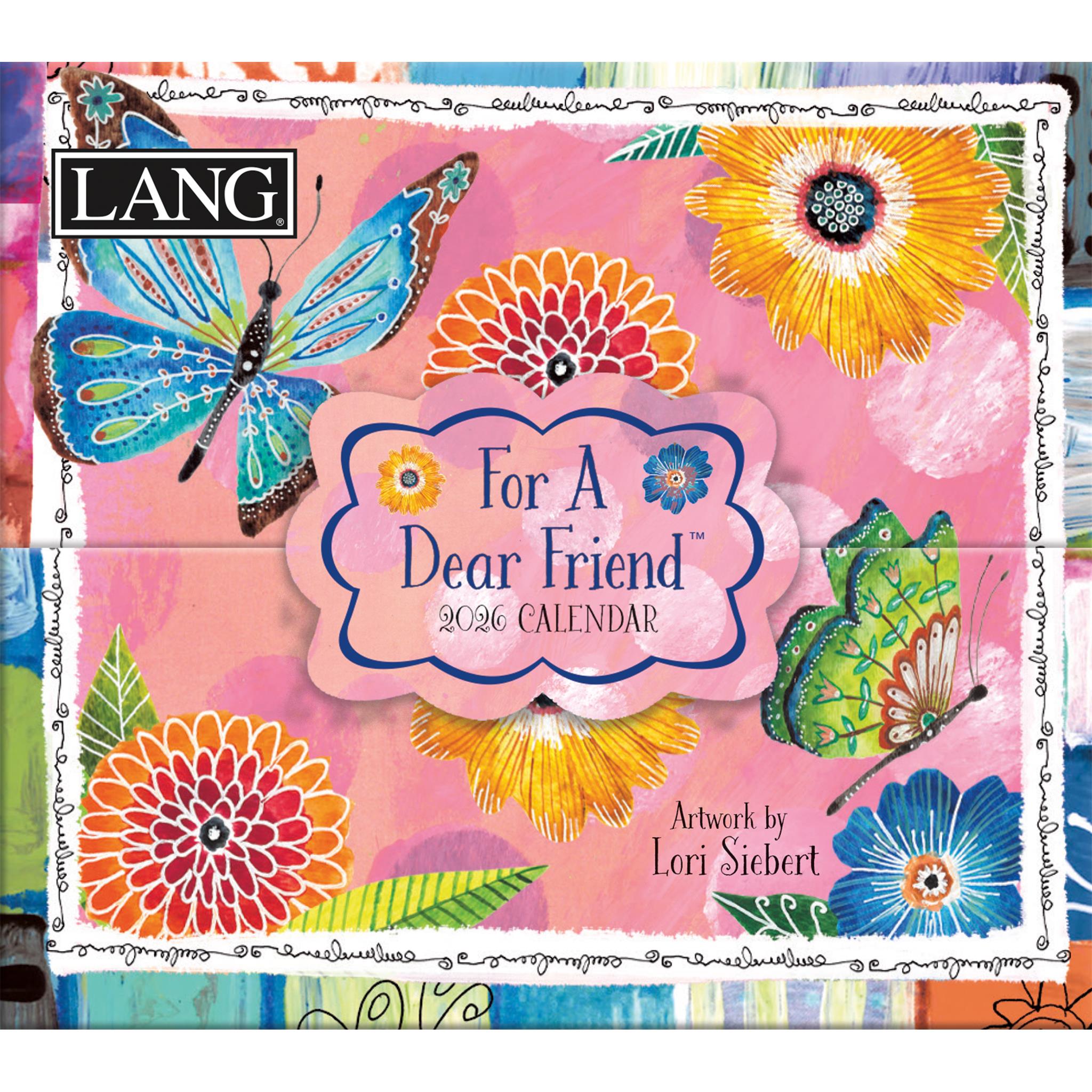 For A Dear Friend 2026 Small Box Calendar