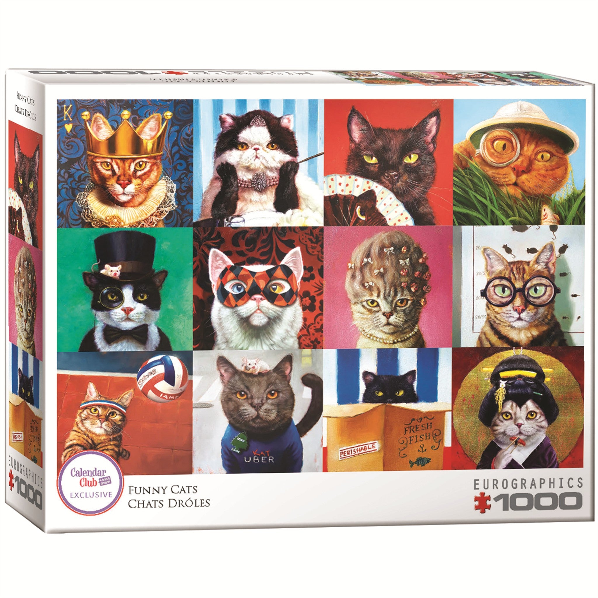 Funny Cats 1000 Piece Puzzle