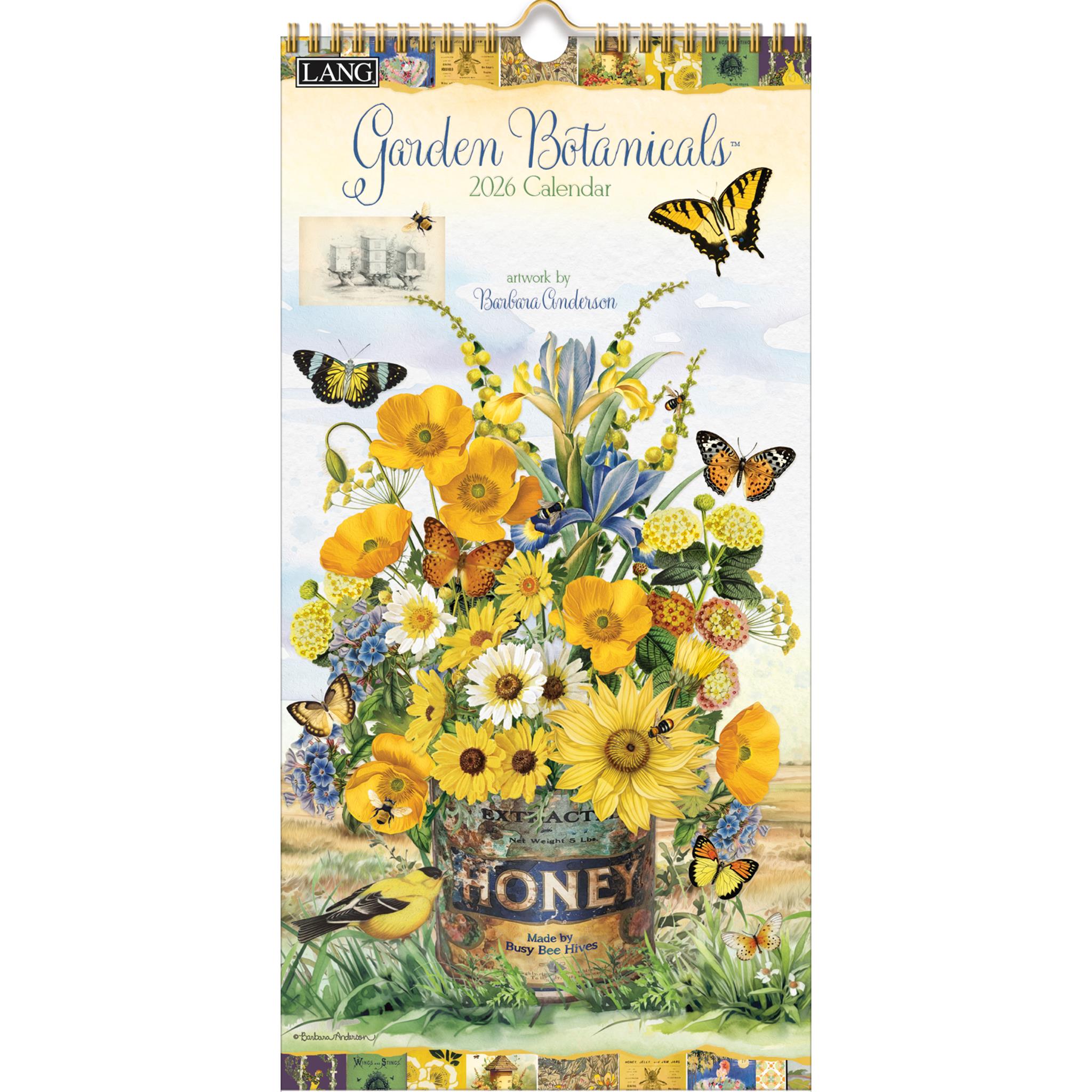 Garden Botanicals 2026 Slim Calendar - Online Only