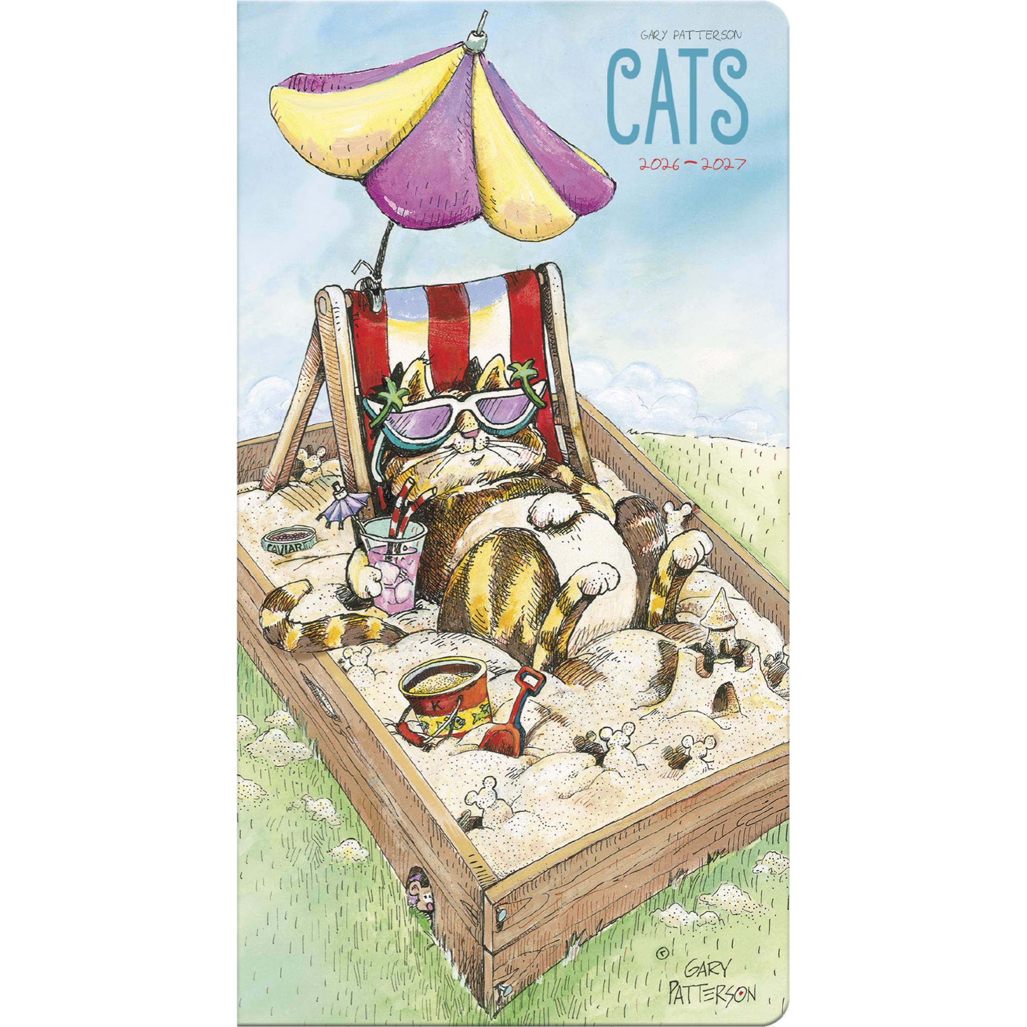 Gary Patterson Cats 2026 2 Yr Pocket Planner Calendar - Online Only