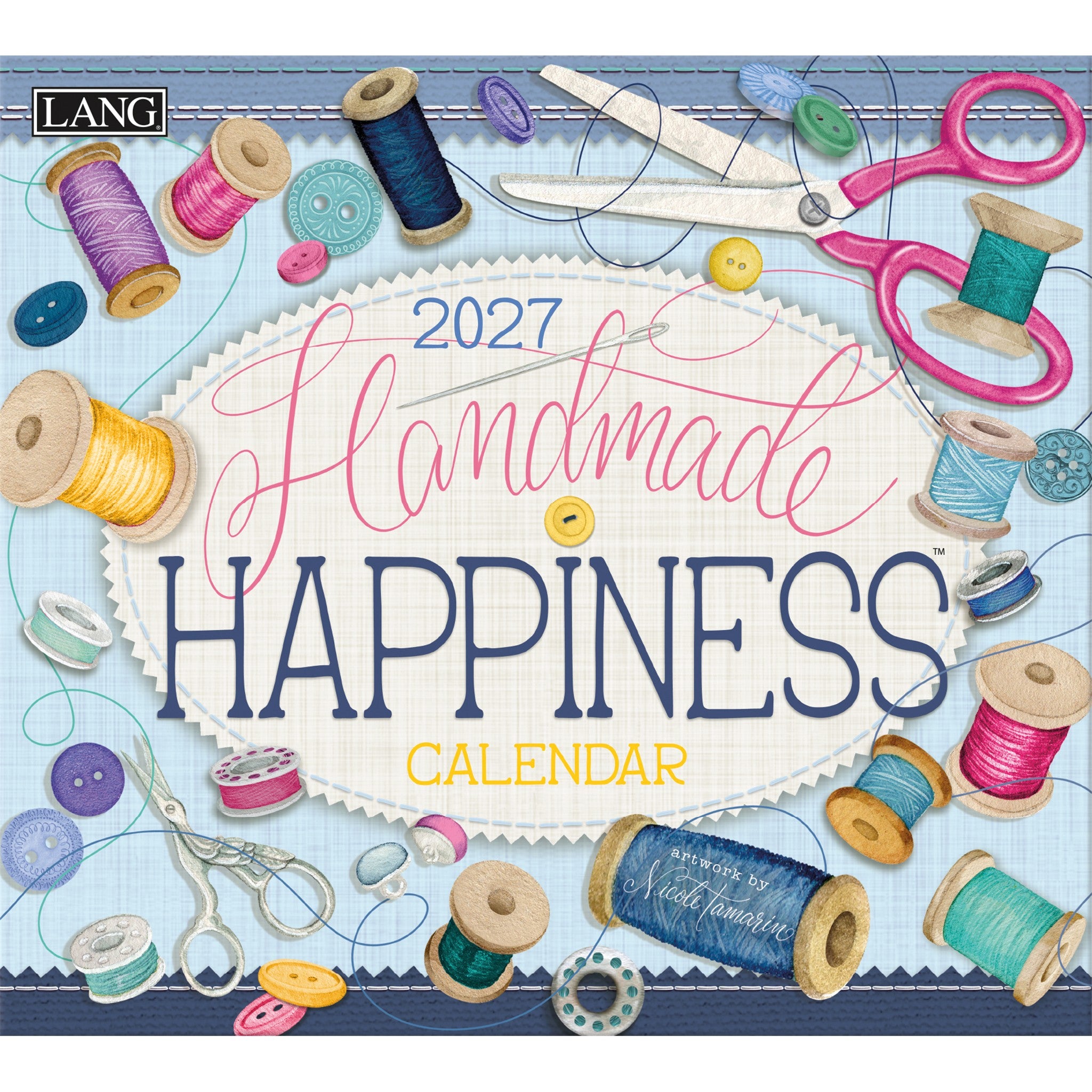 Handmade Happiness 2027 Wall Calendar - Online Only