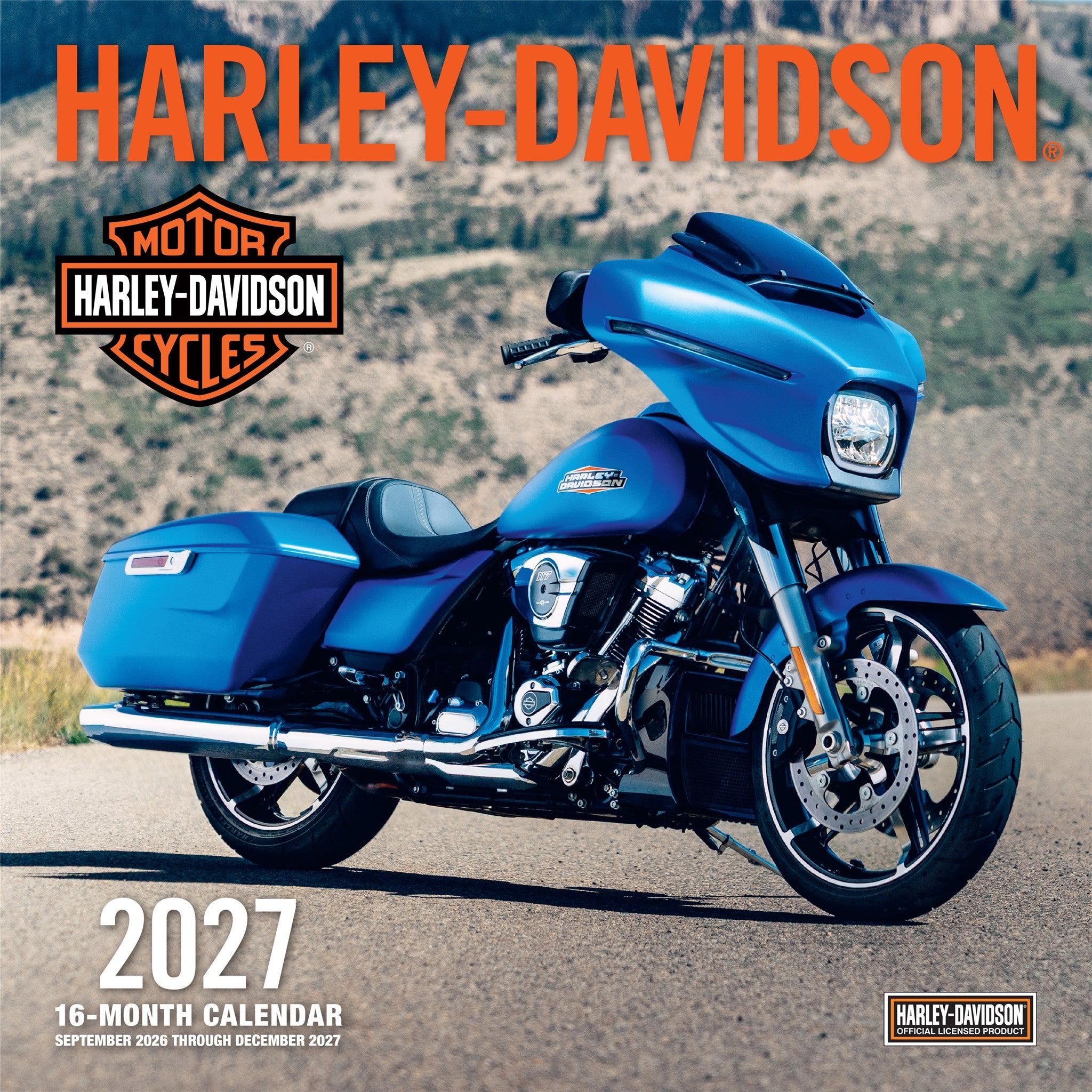 Harley Davidson 2027 Wall Calendar