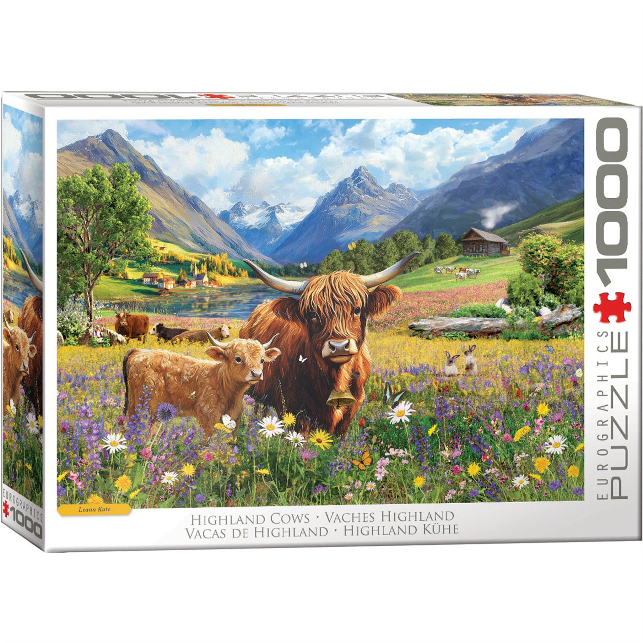 Highland Cows 1000 Piece Puzzle