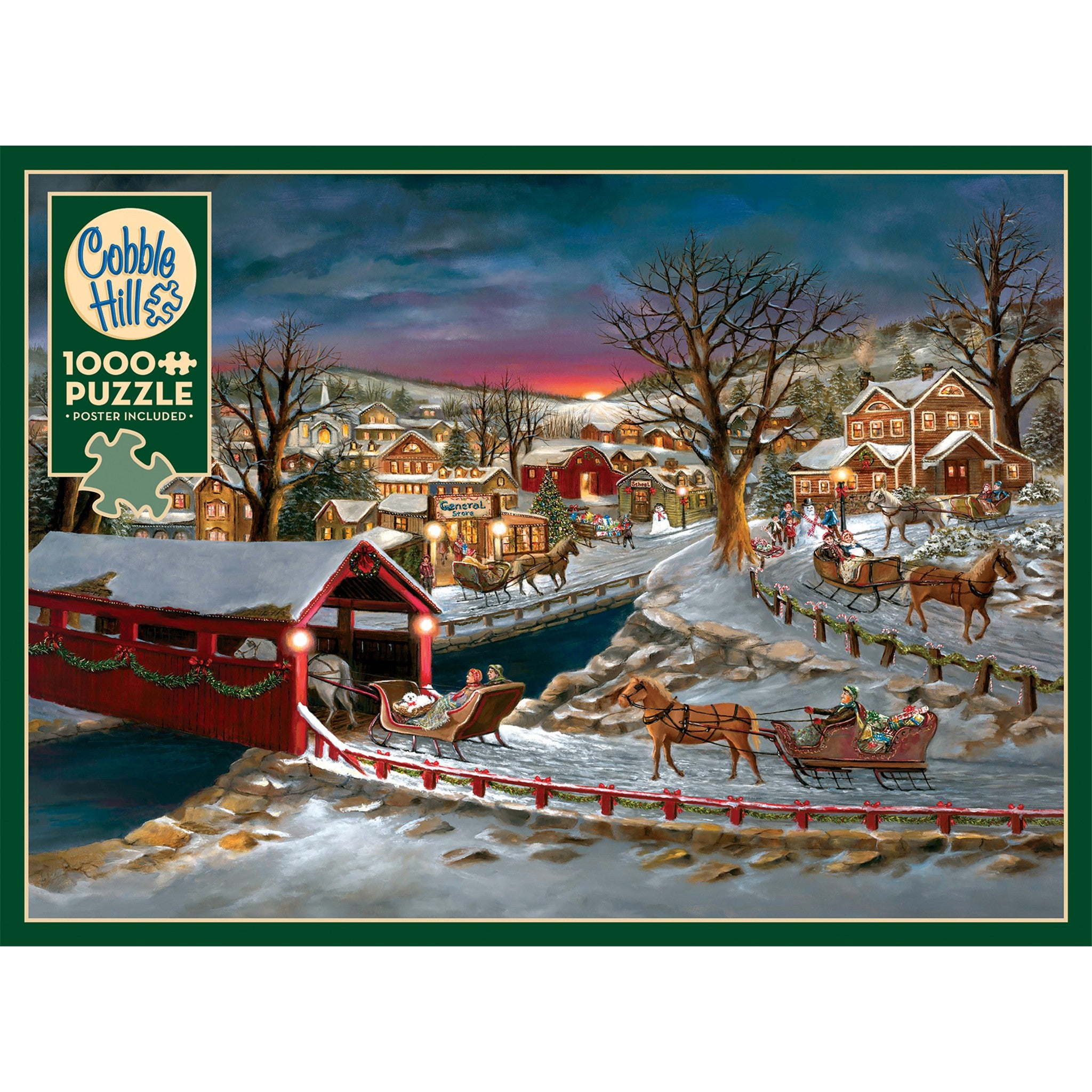 Holly Jolly Christmas Exclusive 1000 Piece Puzzle