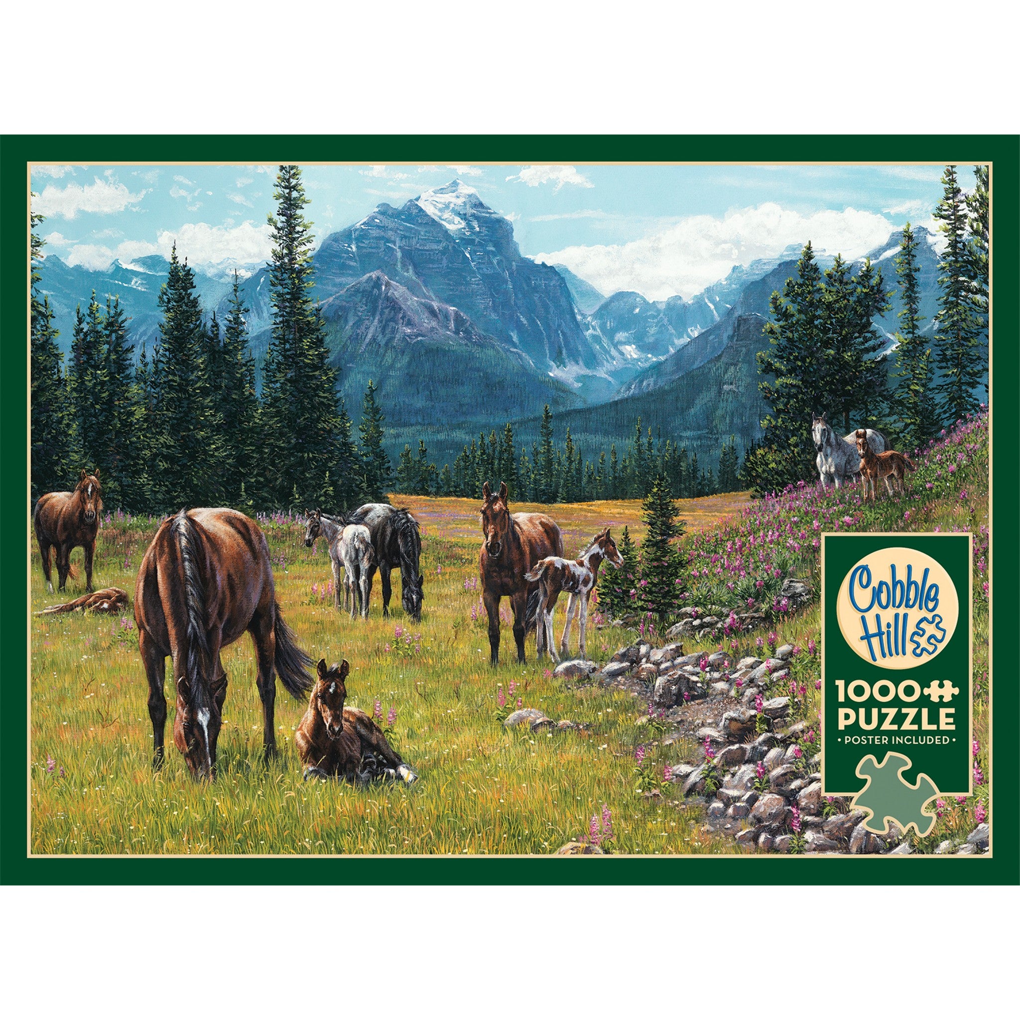 Horse Meadow 1000 Piece Puzzle