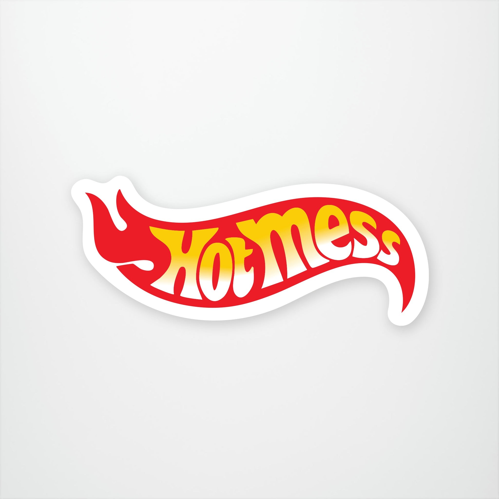 Hot Mess Vinyl Sticker