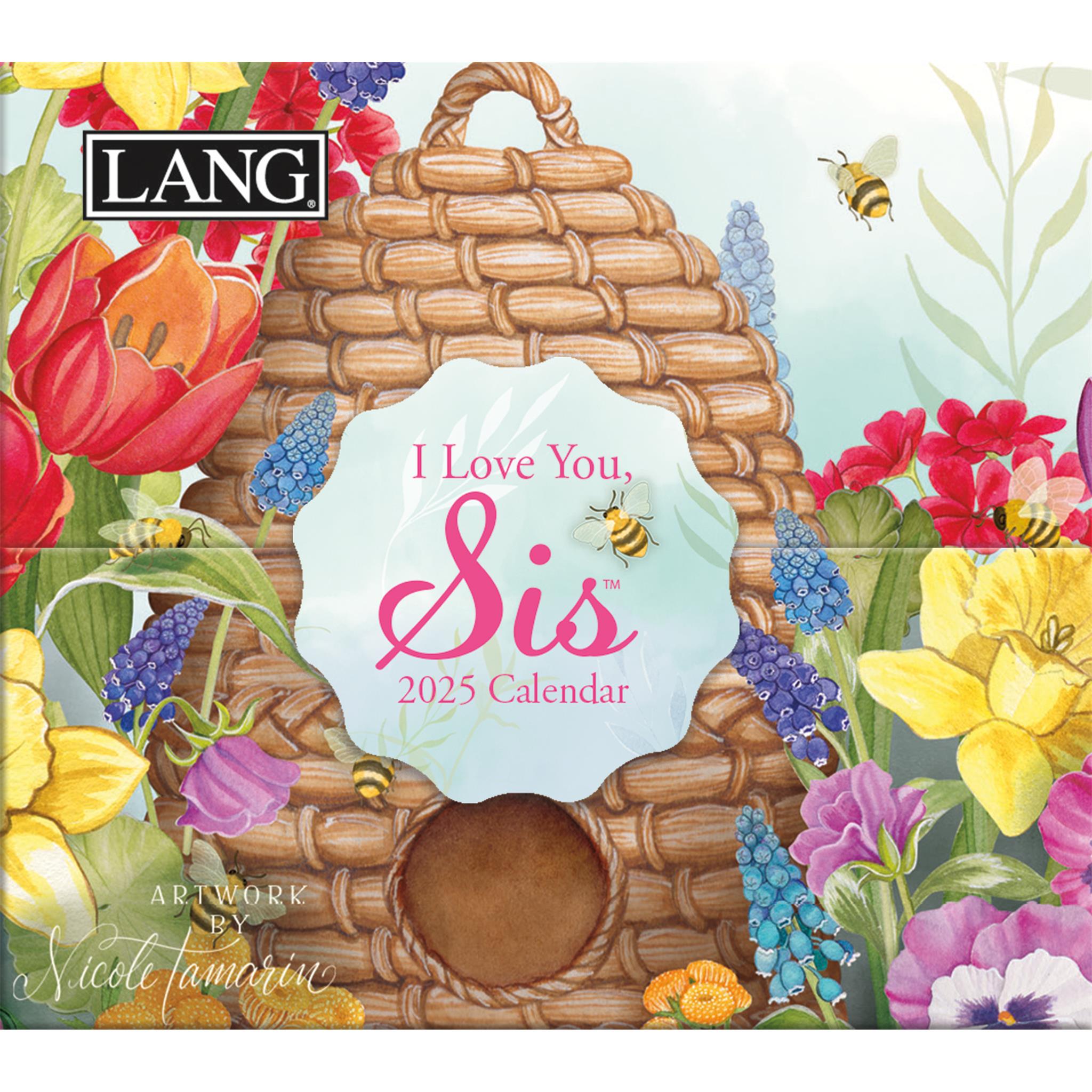 I Love You Sis 2026 Small Box Calendar