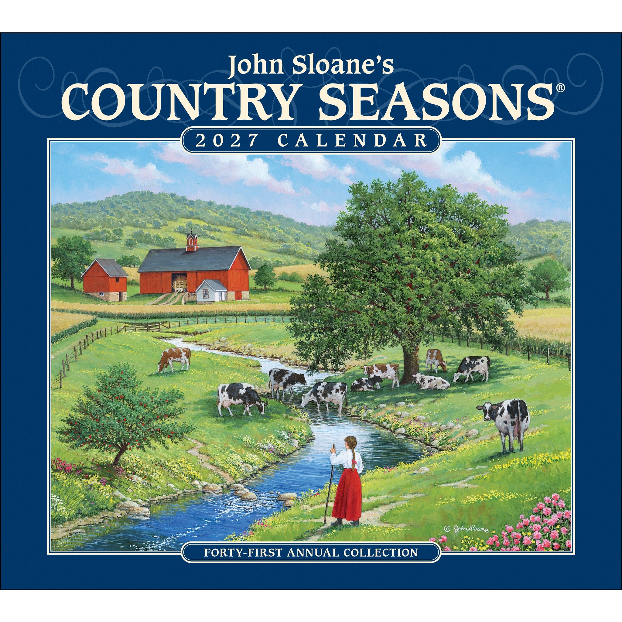 John Sloane's Country Seasons® 2027 Wall Calendar
